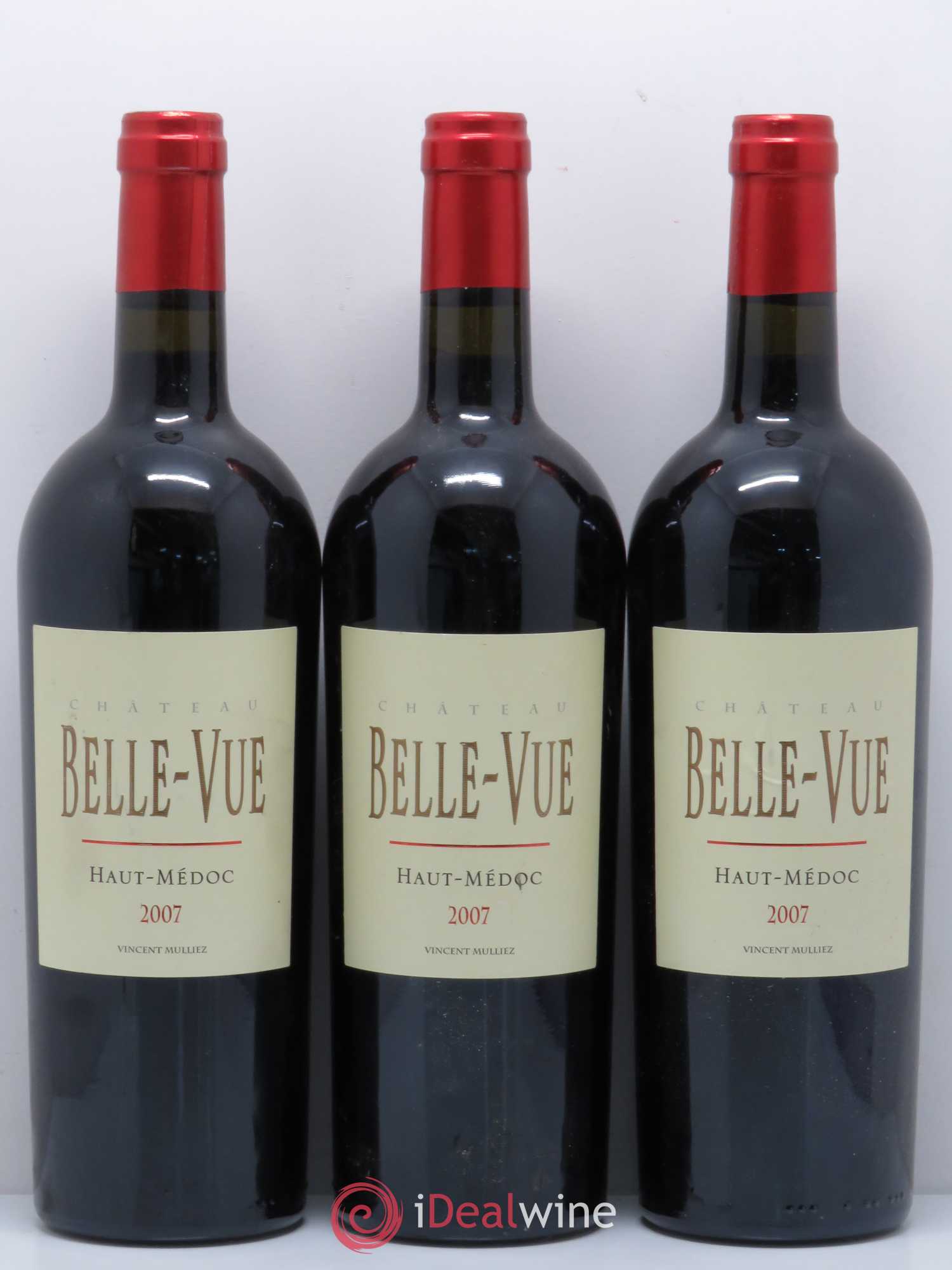 Château Belle-Vue 2007 - Lot de 3 bouteilles - 0