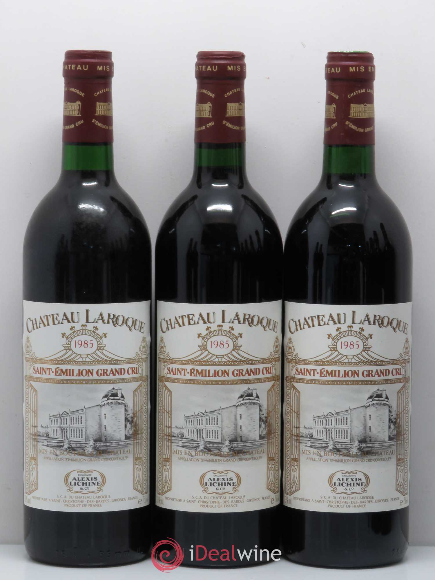 Château Laroque Grand Cru Classé 1985 - Lot de 11 bouteilles - 1