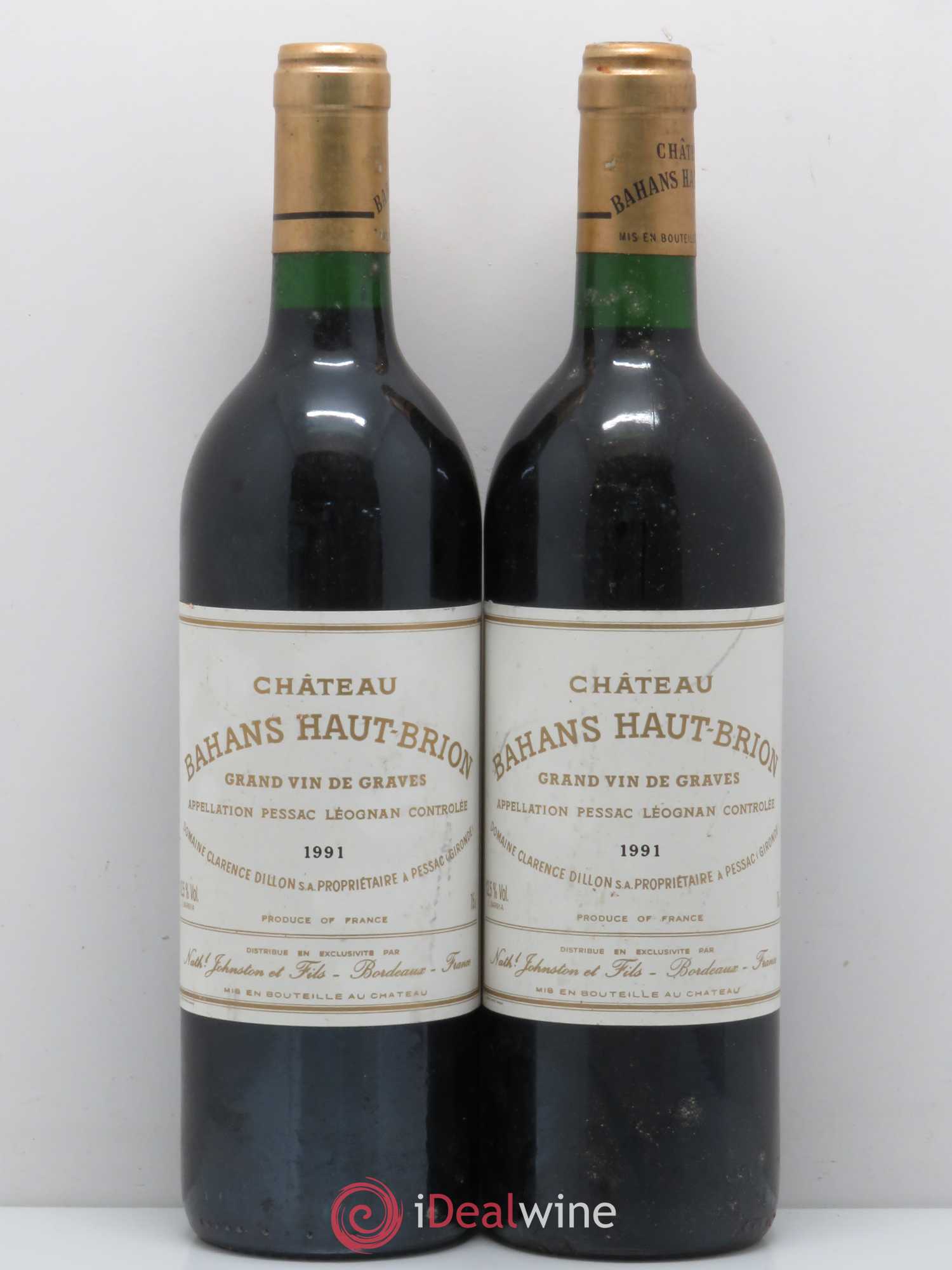 Clarence (Bahans) de Haut-Brion Second Vin 1991 - Lot de 2 bouteilles - 0