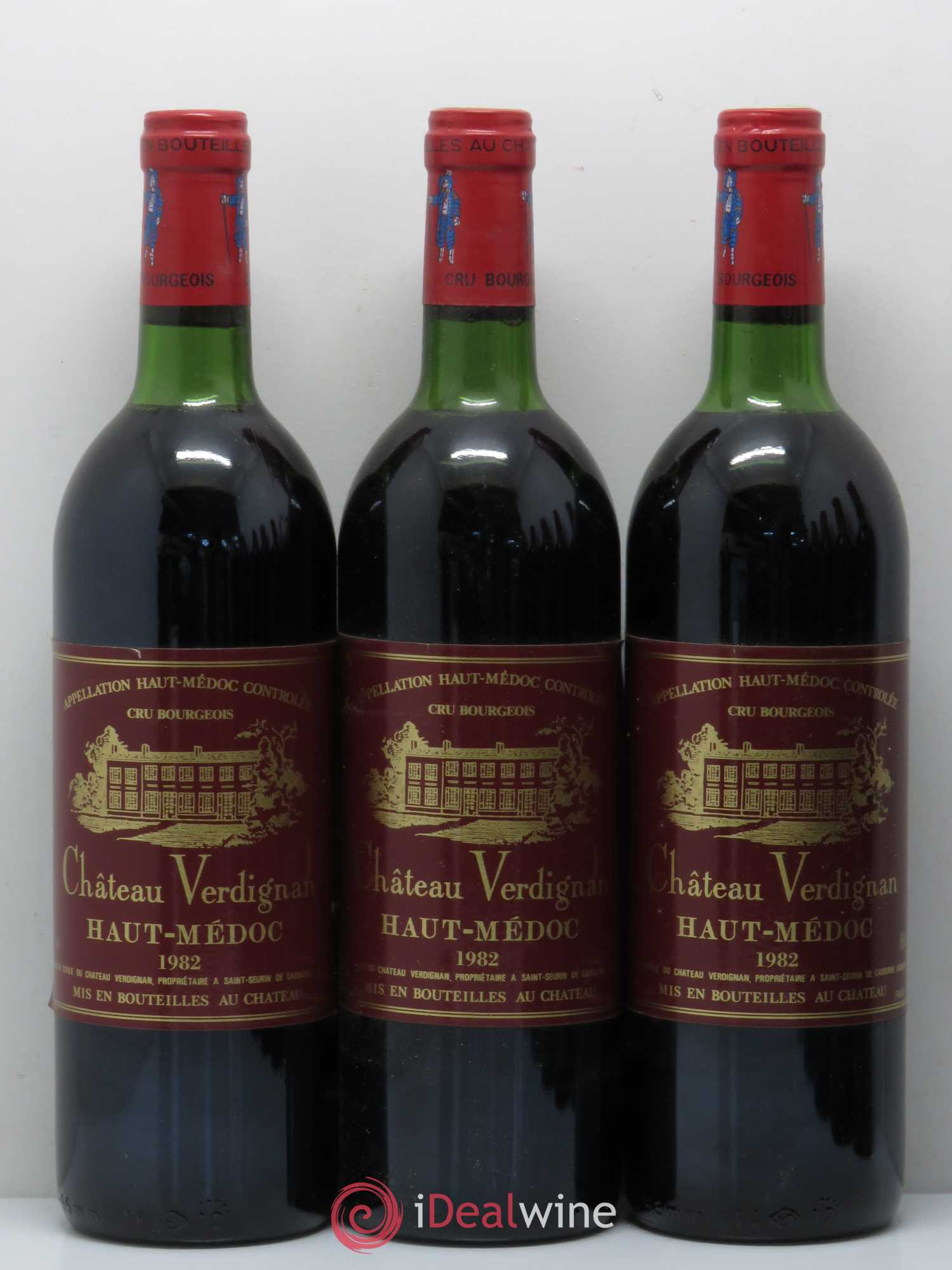 Château Verdignan Cru Bourgeois 1982 - Lot of 12 bottles - 2