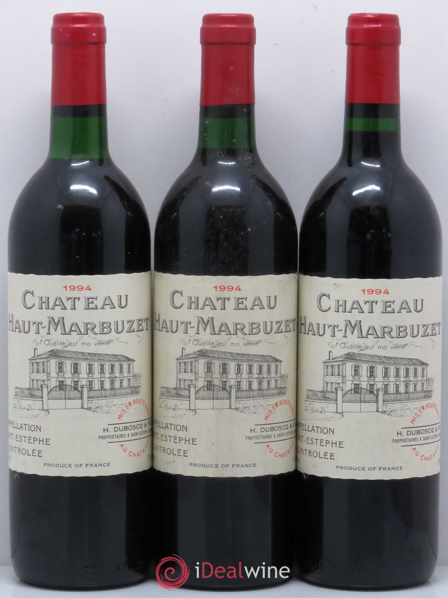 Château Haut Marbuzet 1994 - Lot de 6 bouteilles - 2