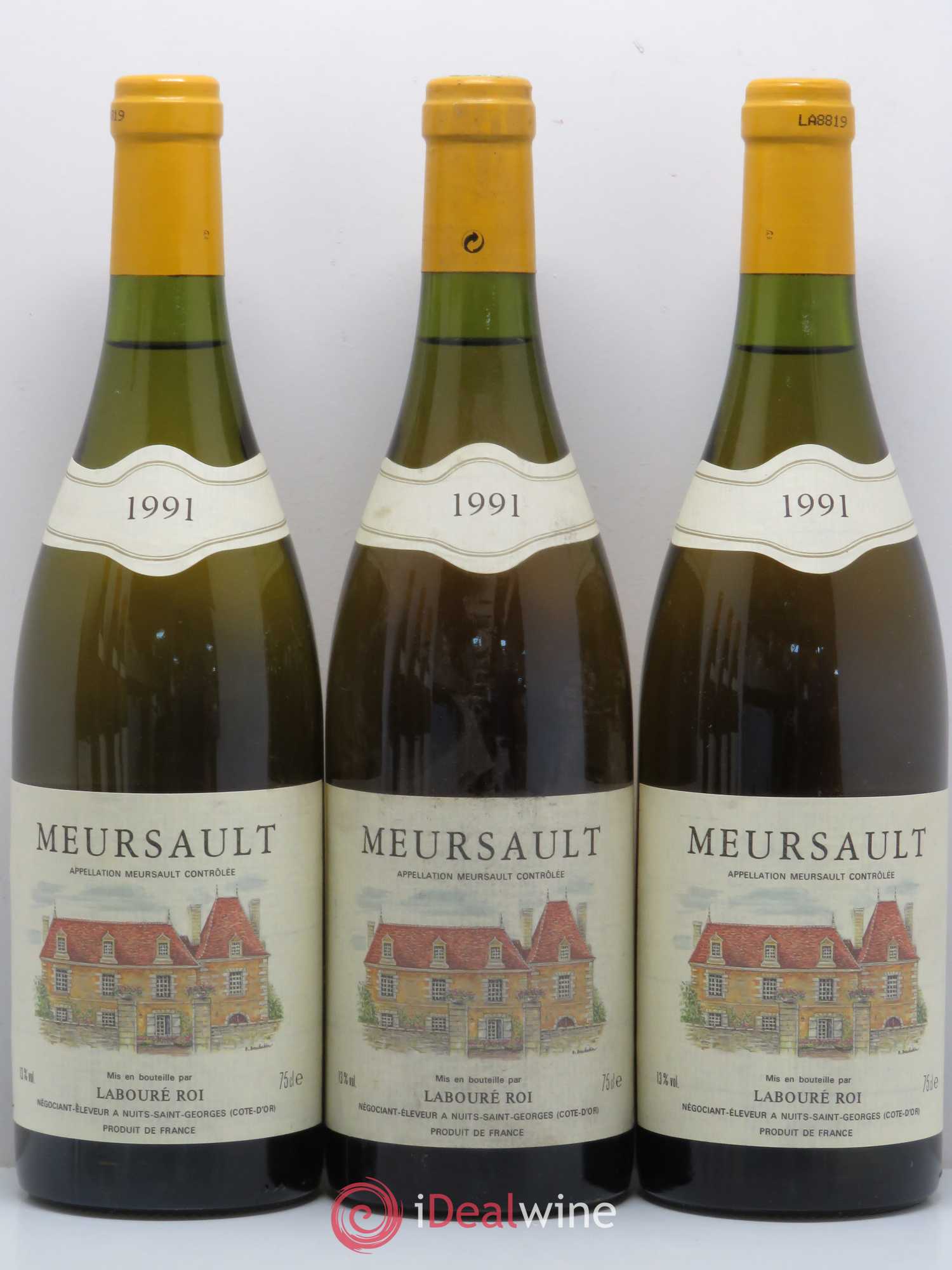 Meursault Labouré Roi 1991 - Lot de 6 bouteilles - 1