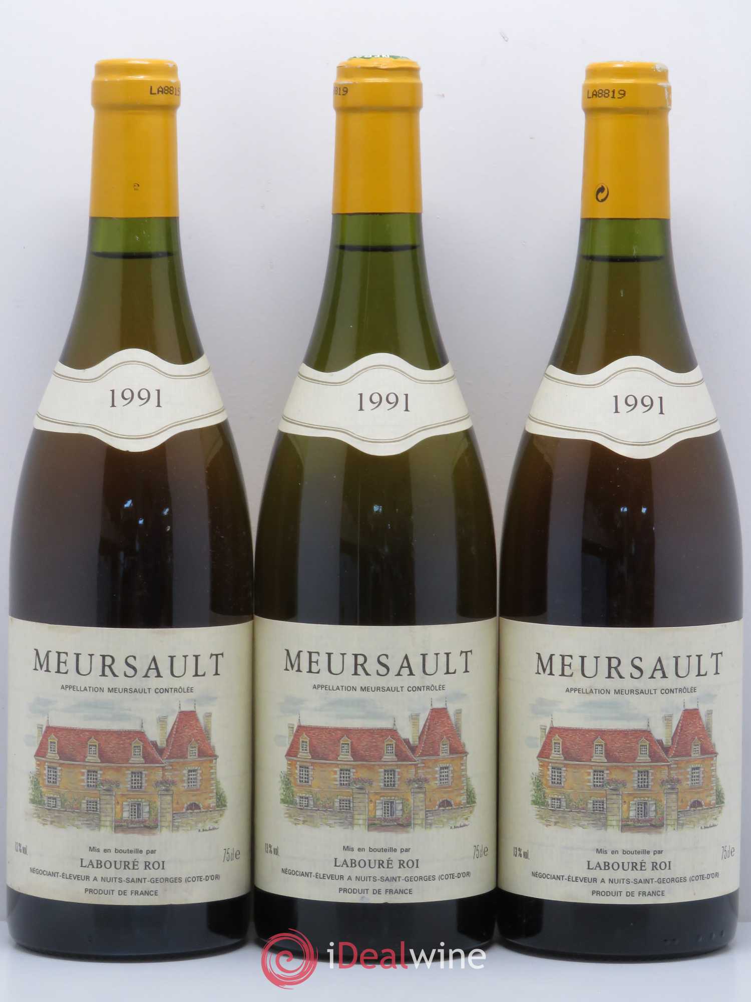 Meursault Labouré Roi 1991 - Lot de 6 bouteilles - 2