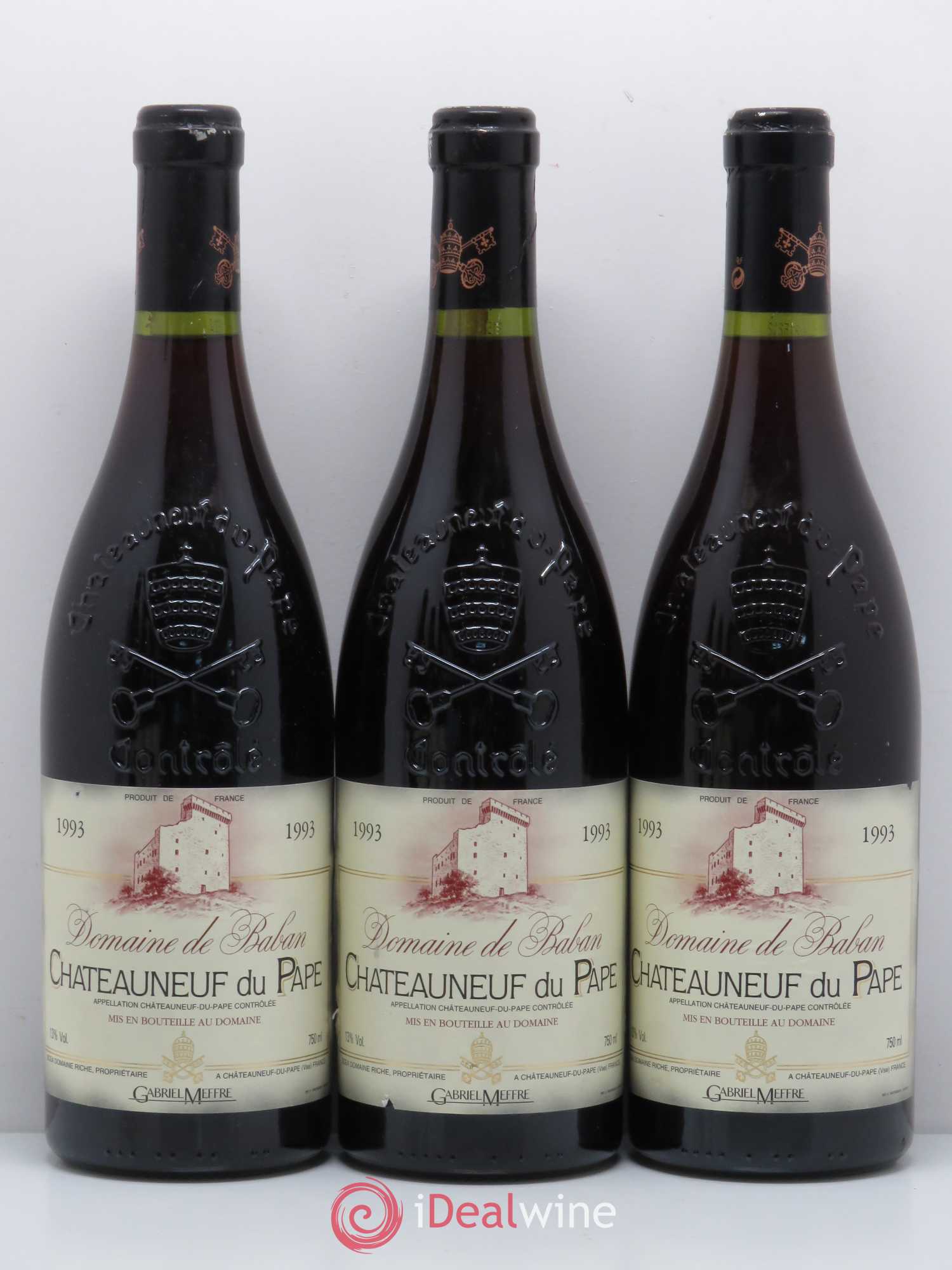 Châteauneuf-du-Pape Domaine De Baban 1993 - Posten von 6 Flaschen - 1