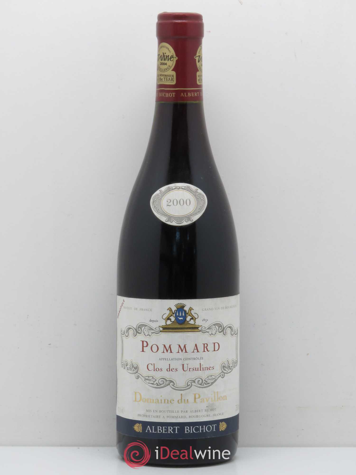 Pommard Clos des Ursulines Domaine du Pavillon - Albert Bichot 2000 - Lot de 1 bouteille - 0