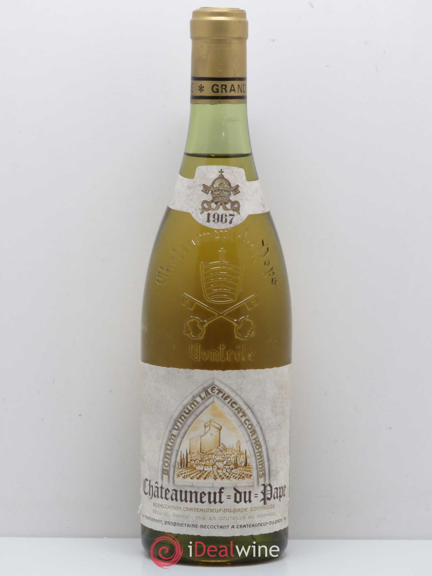 Châteauneuf-du-Pape Trintignant 1967 - Lot de 1 bouteille - 0