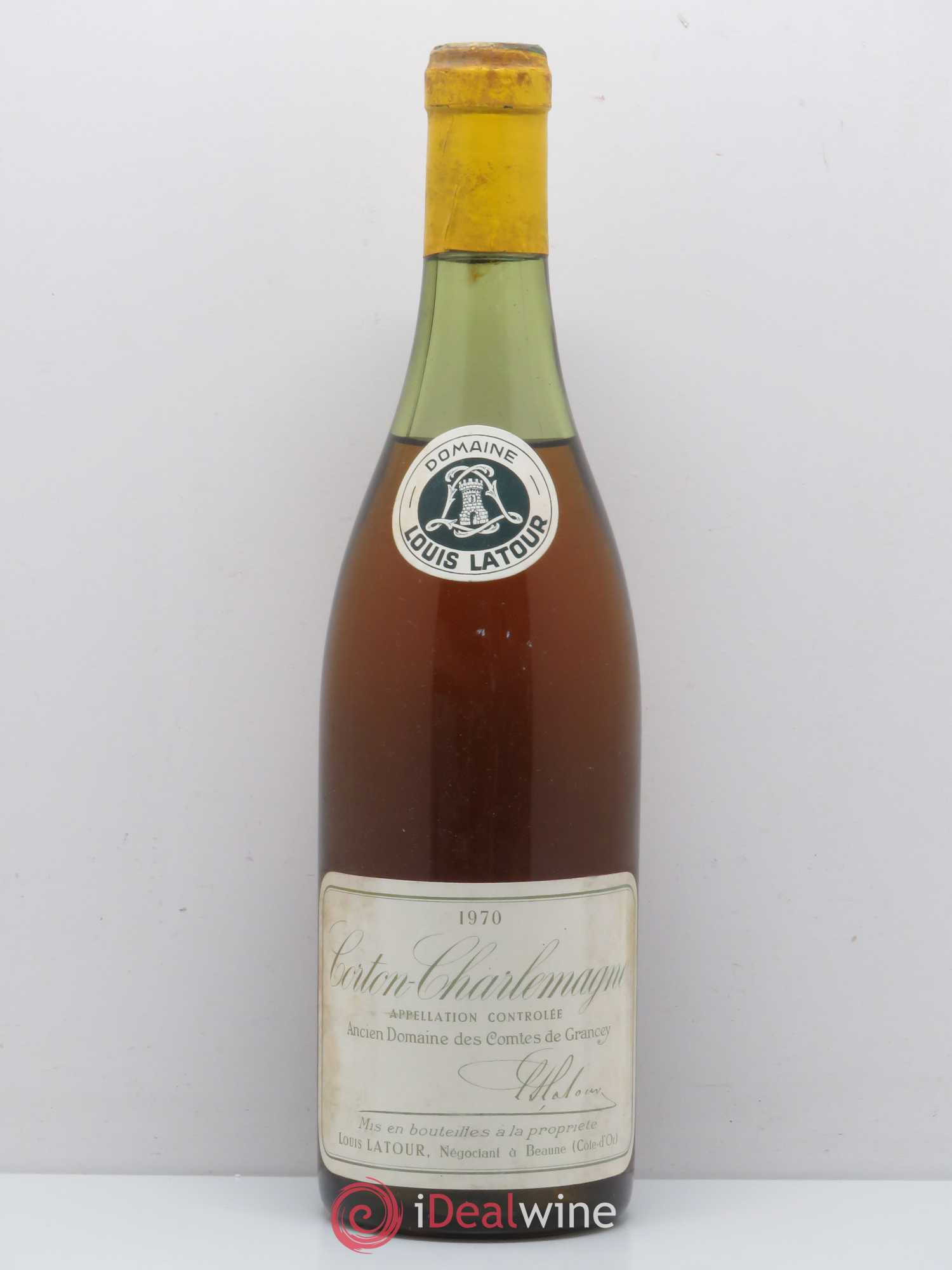 Corton-Charlemagne Grand Cru Louis Latour 1970 - Lot de 1 bouteille - 0