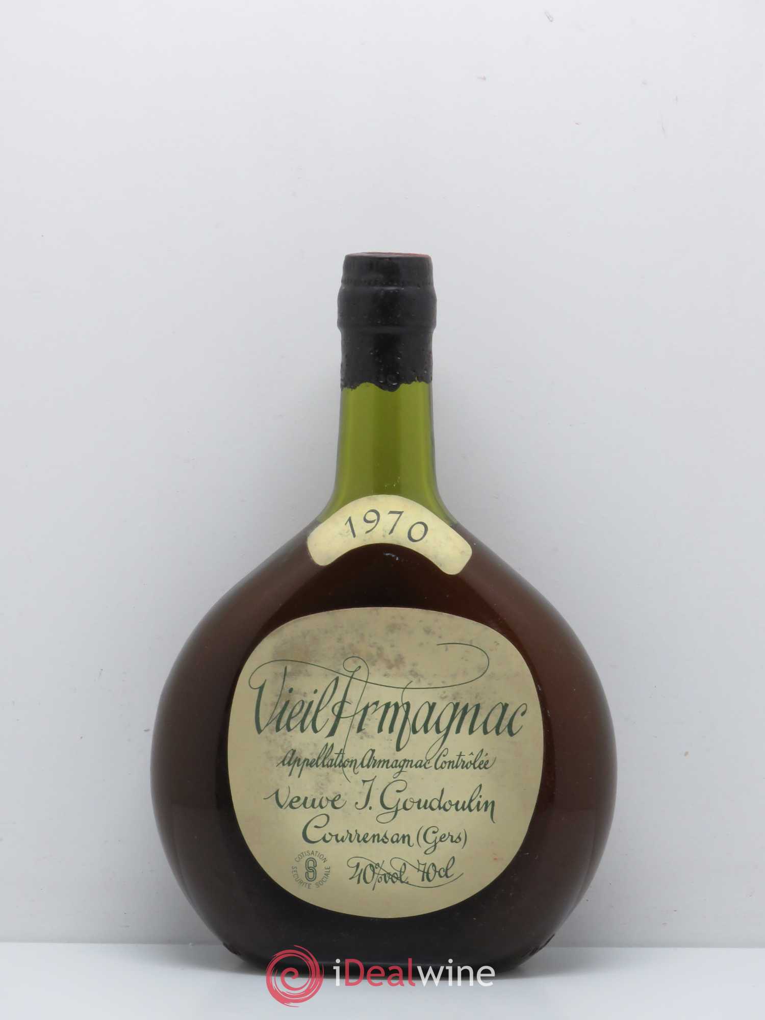 Armagnac Veuve J. Goudoulin 1970 - Posten von 1 Flasche - 0
