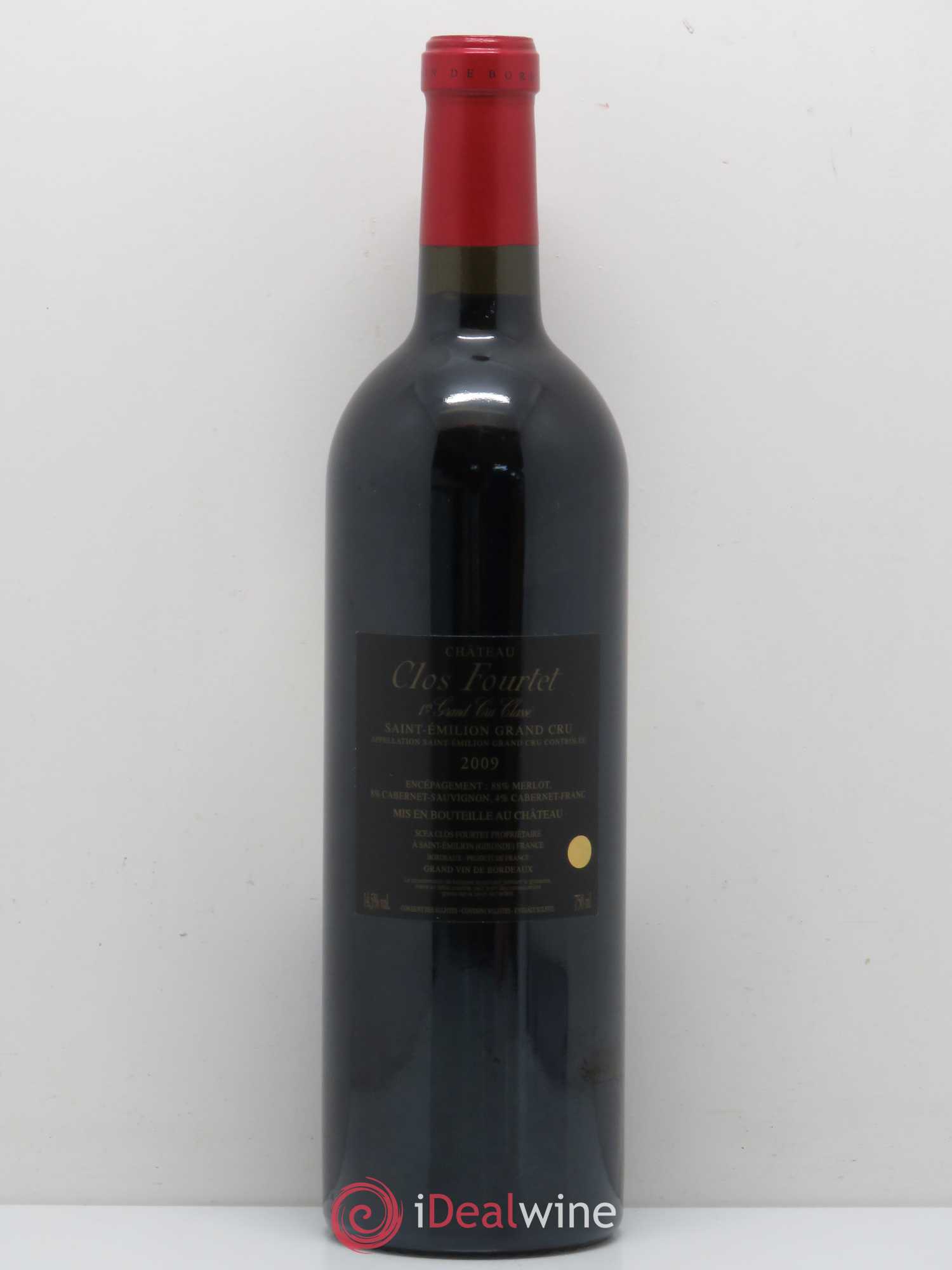 Clos Fourtet 1er Grand Cru Classé B 2009 - Lot de 1 bouteille - 1
