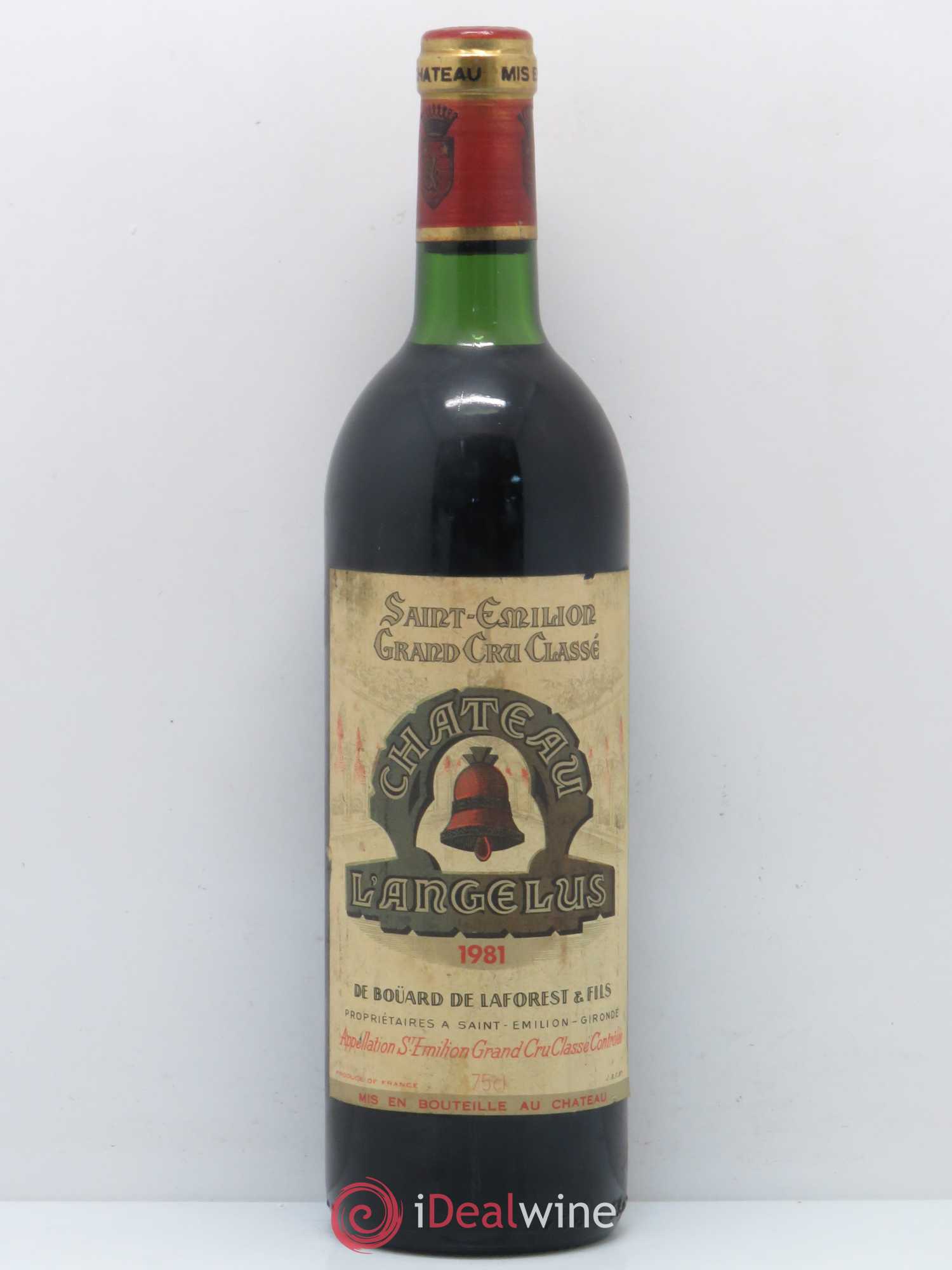 Château Angélus 1er Grand Cru Classé A 1981 - Lot de 1 bouteille - 0