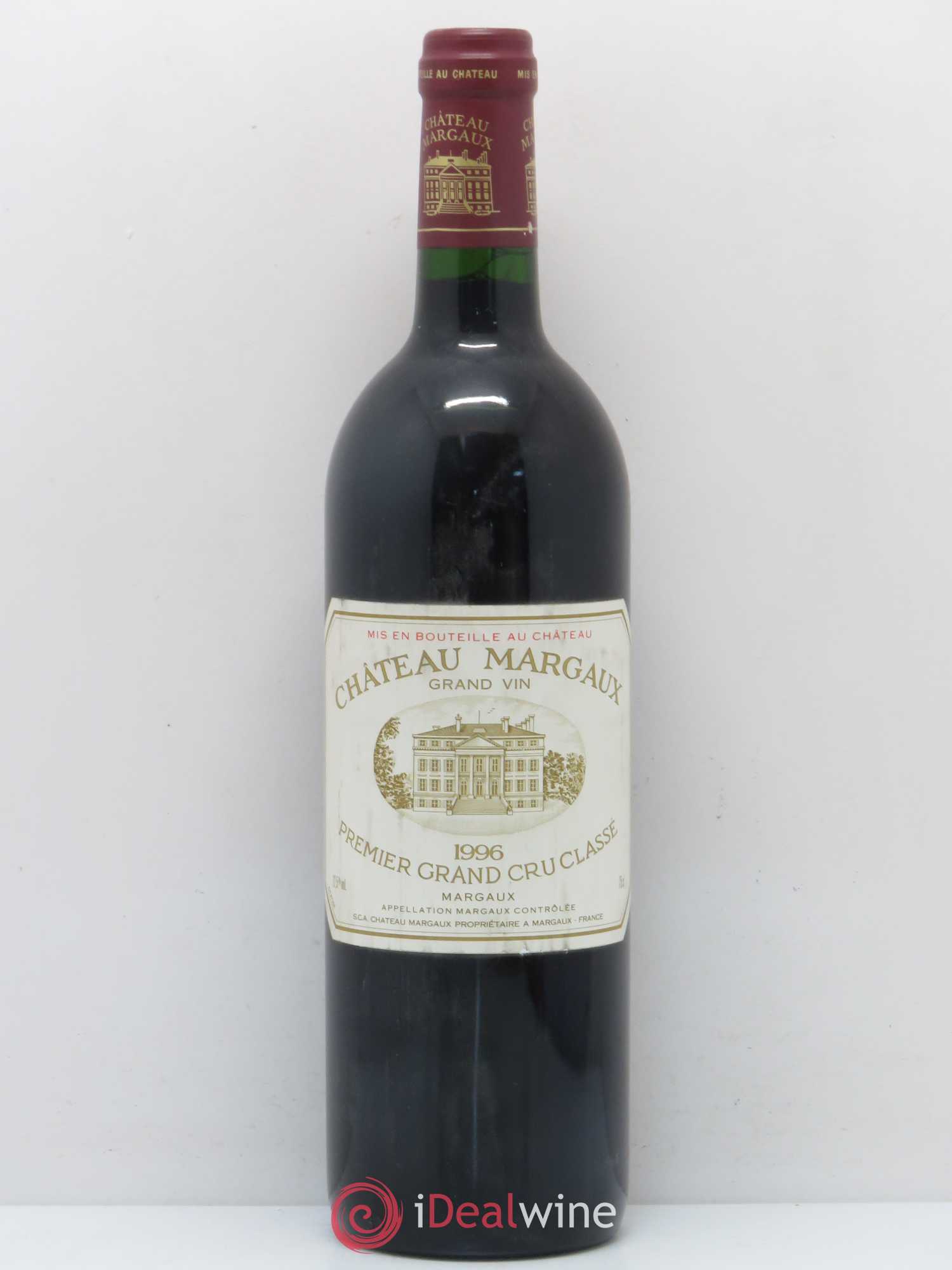 Château Margaux 1er Grand Cru Classé 1996 - Lot de 1 bouteille - 0