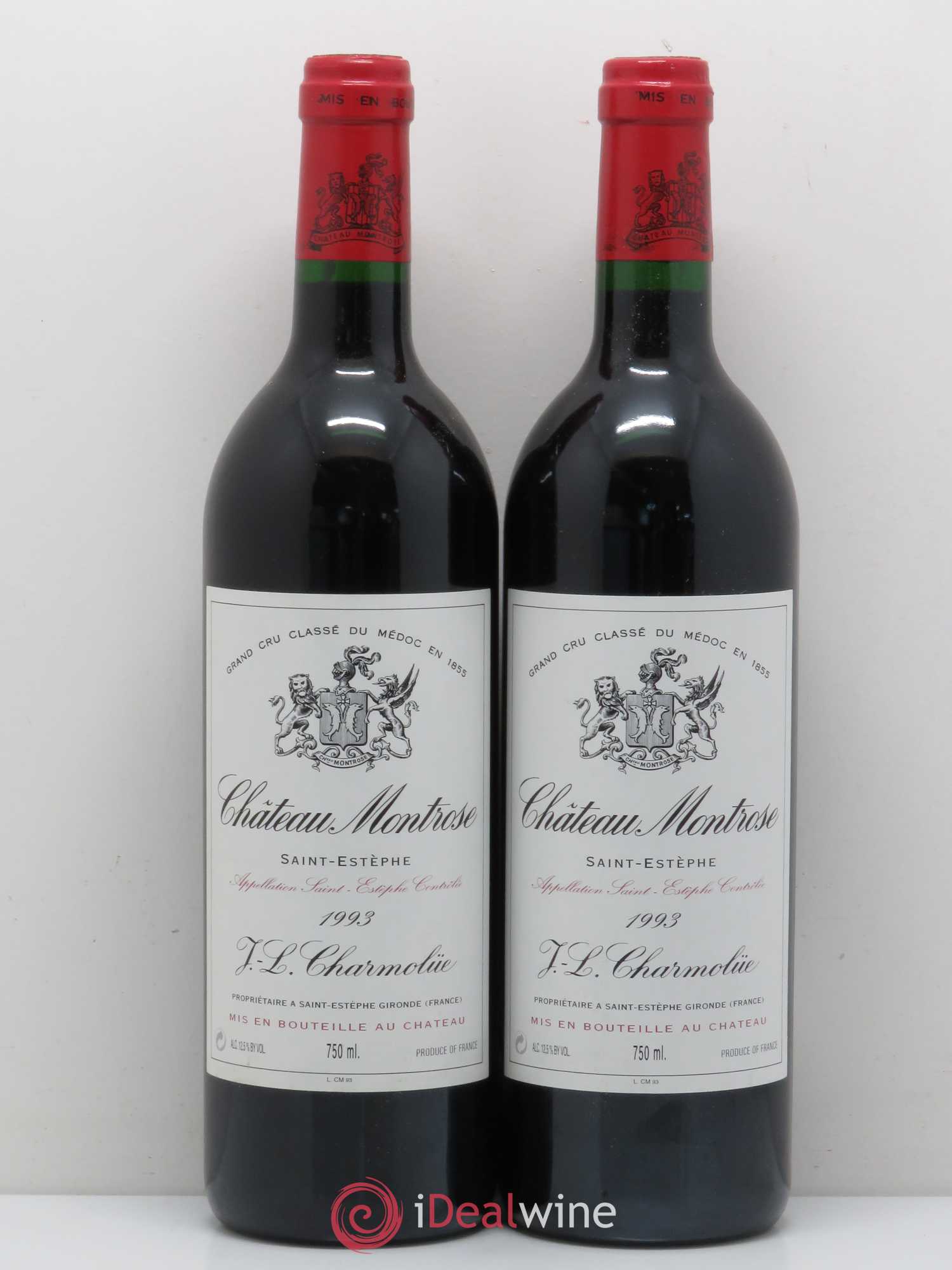 Château Montrose 2ème Grand Cru Classé 1993 - Lot de 5 bouteilles - 2