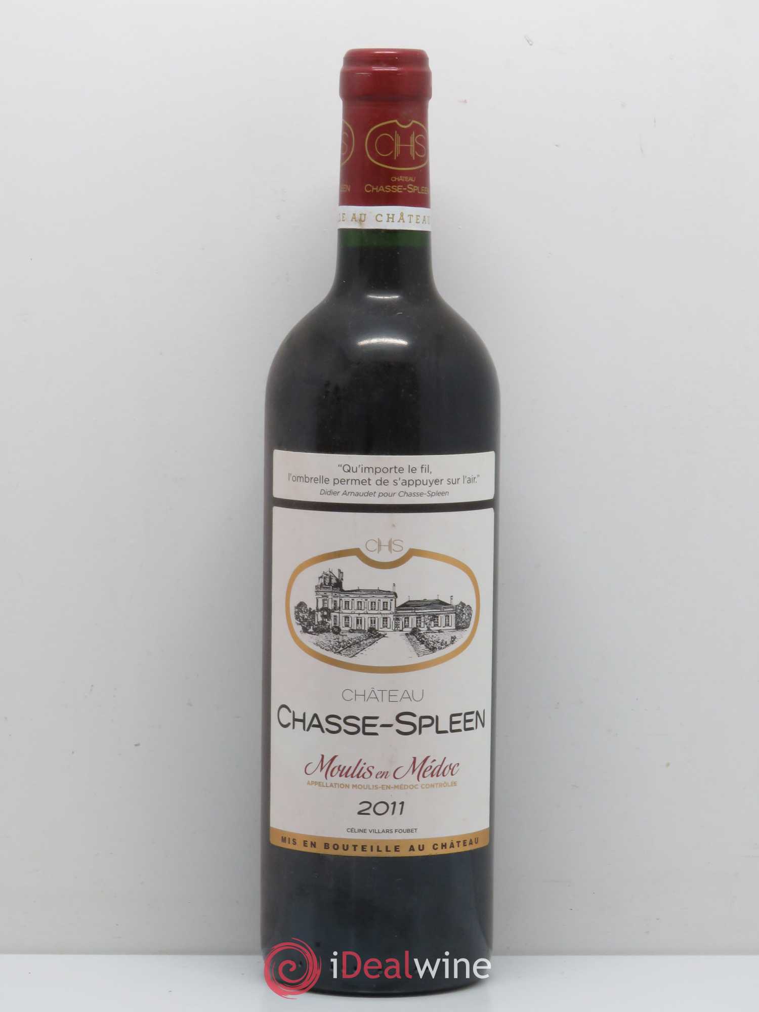 Château Chasse Spleen 2011 - Lot de 1 bouteille - 0