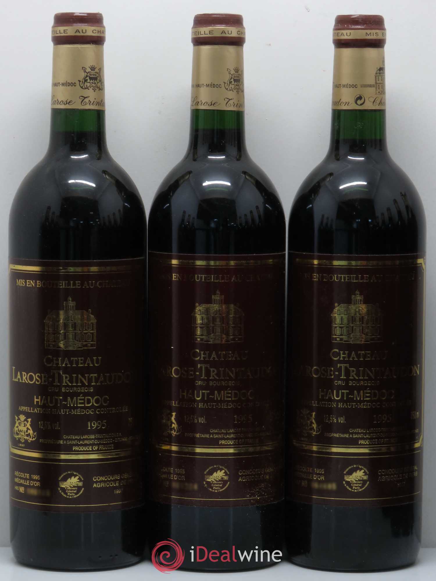 Château Larose Trintaudon Cru Bourgeois 1995 - Lot de 12 bouteilles - 1