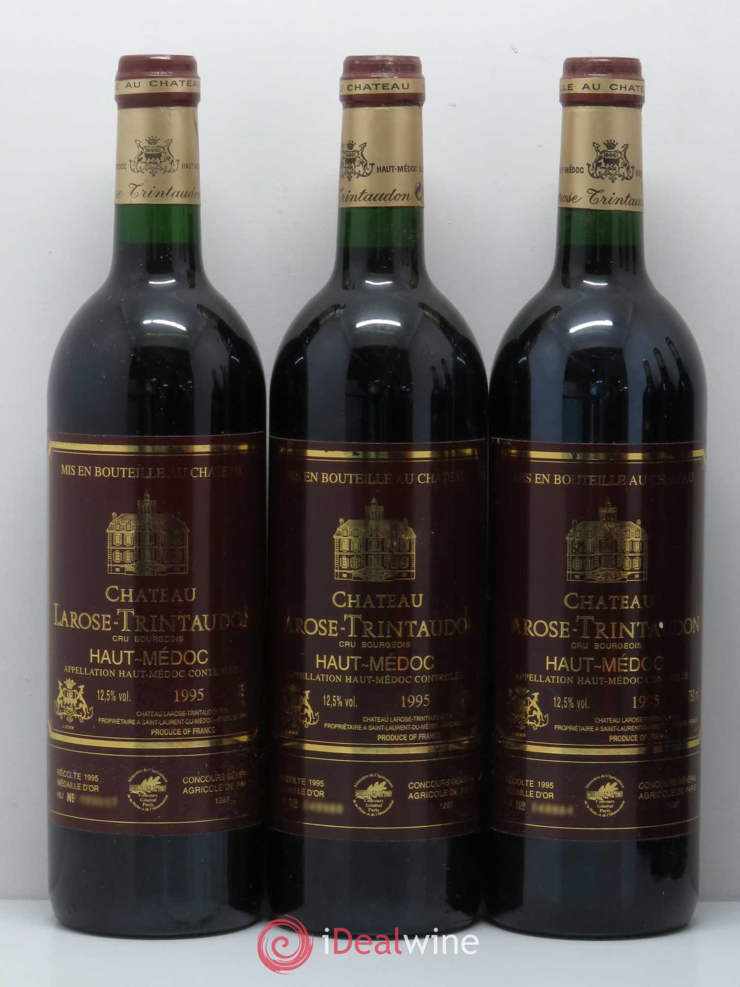 Château Larose Trintaudon Cru Bourgeois 1995 - Lot de 12 bouteilles - 3