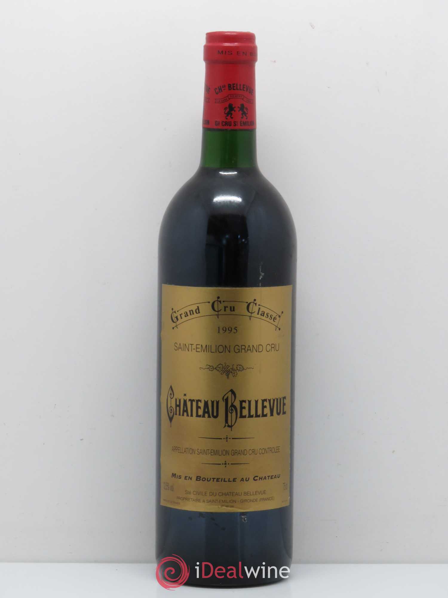 Château Bellevue Grand Cru Classé 1995 - Lot de 1 bouteille - 0