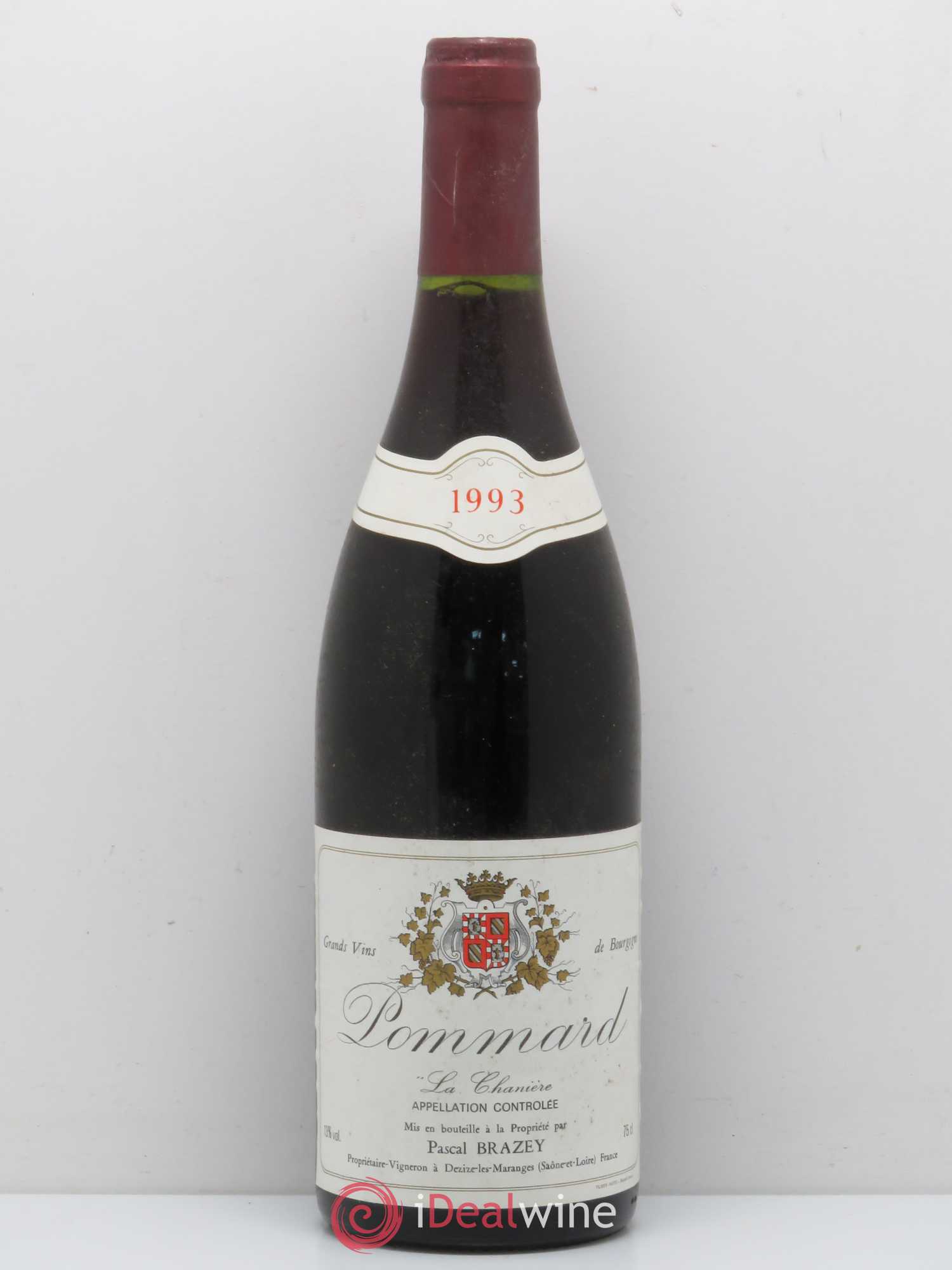 Pommard La Chanière Pascal Brazey 1993 - Posten von 1 Flasche - 0