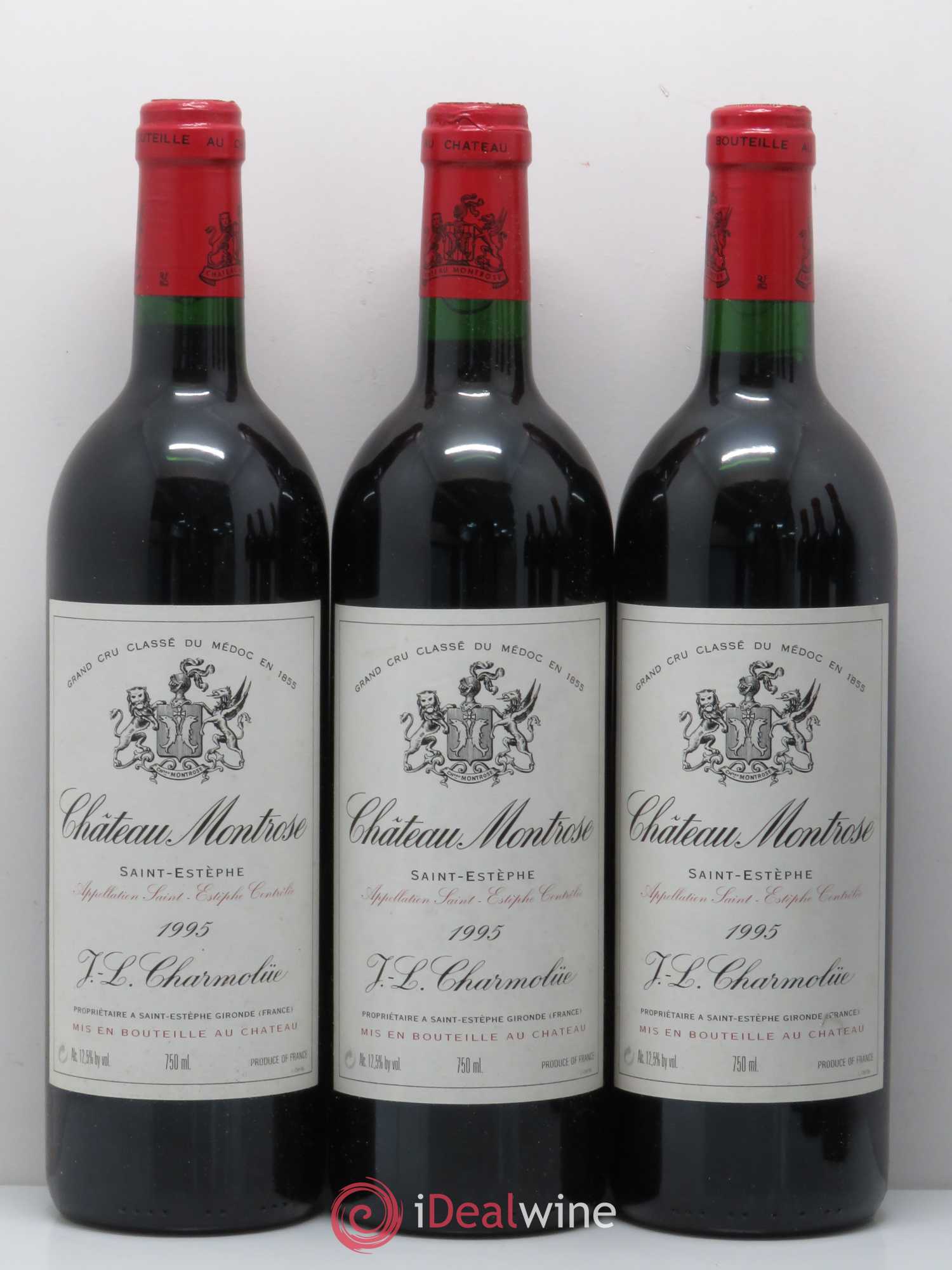 Château Montrose 2ème Grand Cru Classé 1995 - Lot de 6 bouteilles - 1