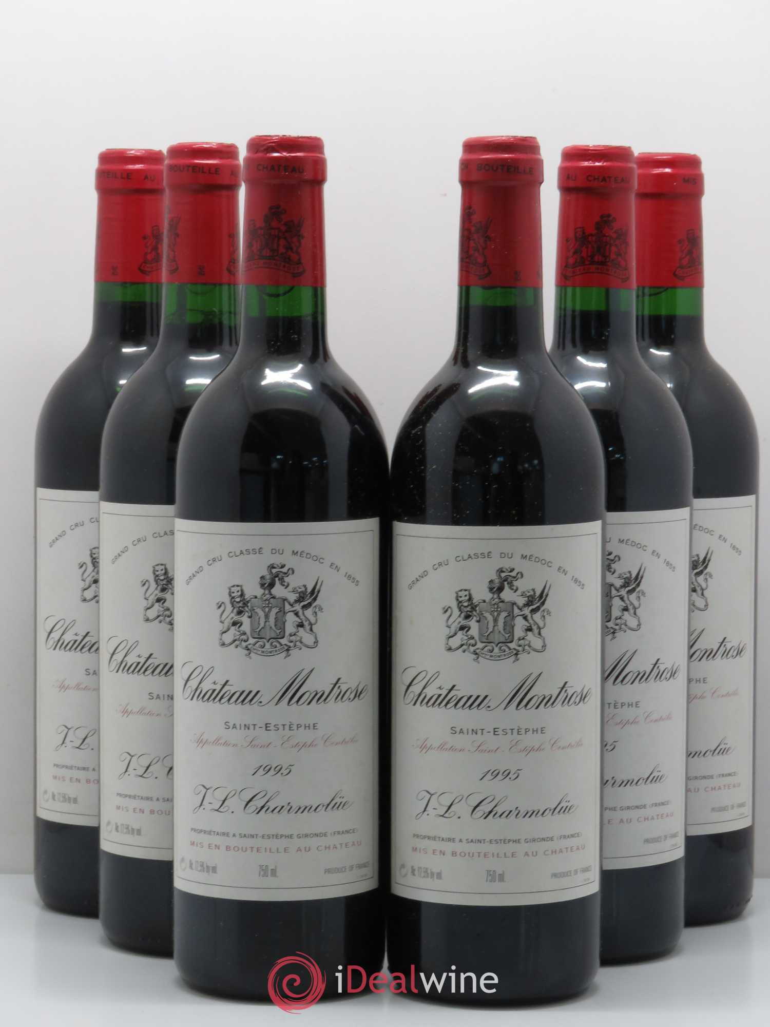 Château Montrose 2ème Grand Cru Classé 1995 - Lot de 6 bouteilles - 0