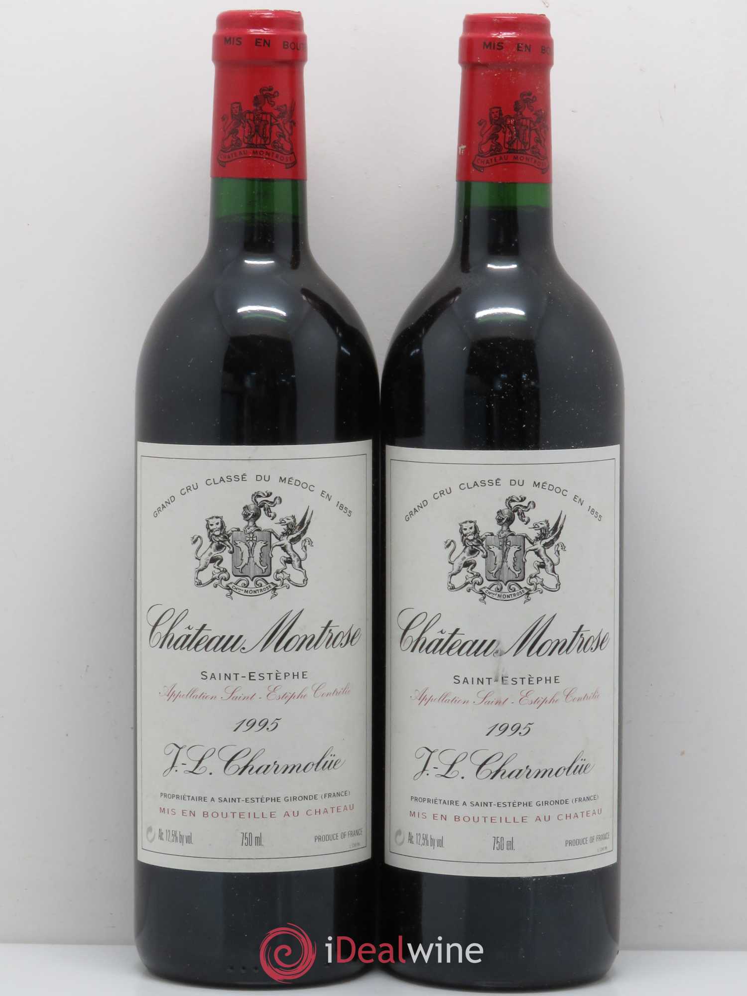 Château Montrose 2ème Grand Cru Classé 1995 - Lot de 2 bouteilles - 0