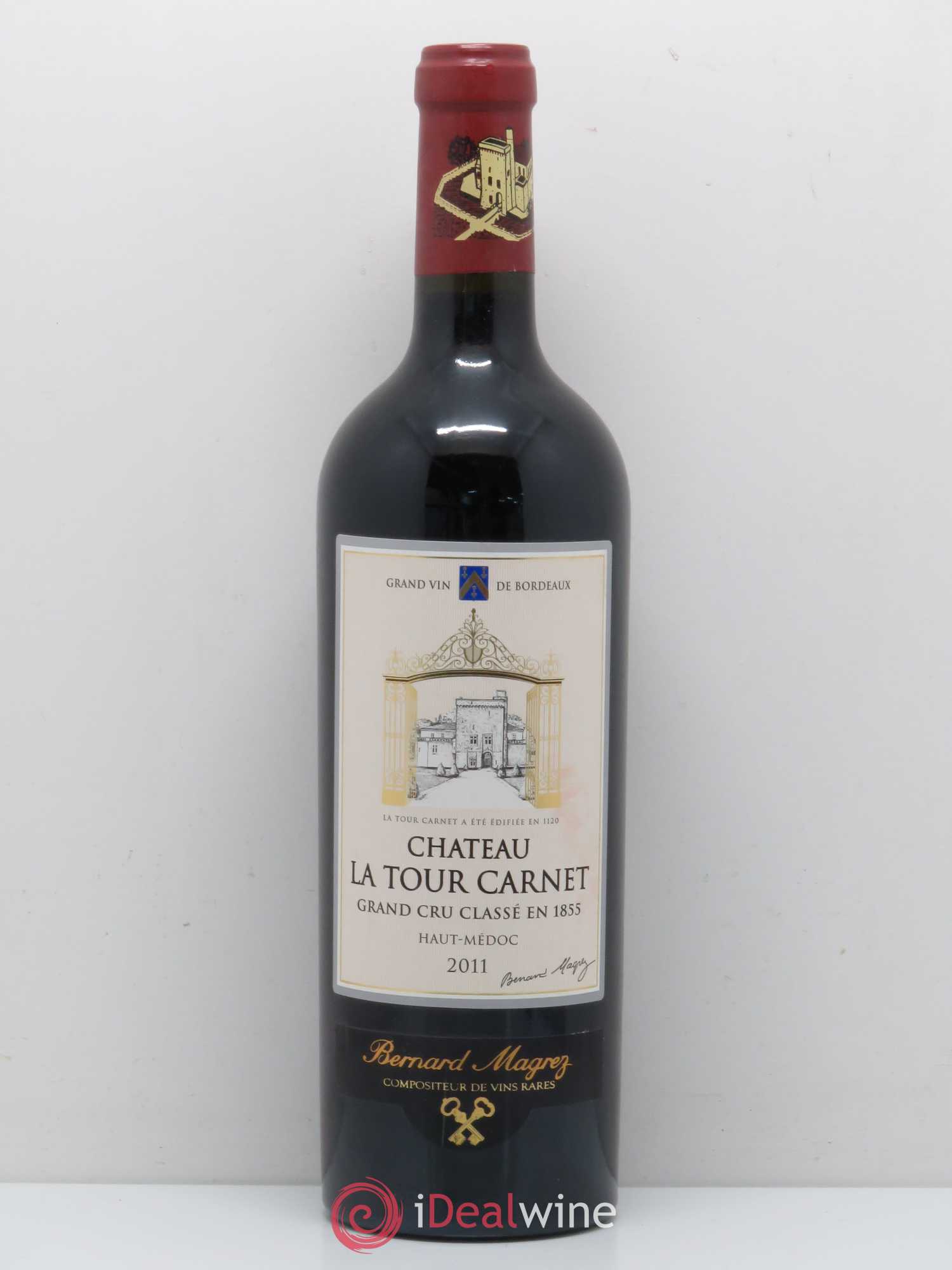 Château la Tour Carnet 4ème Grand Cru Classé 2011 - Lot de 1 bouteille - 0