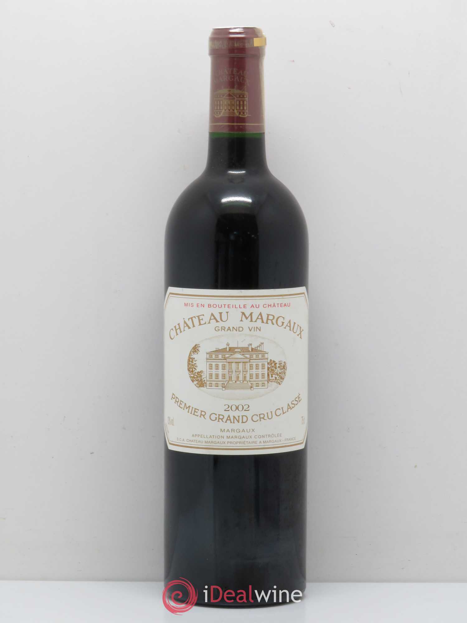 Château Margaux 1er Grand Cru Classé 2002 - Lot de 1 bouteille - 0