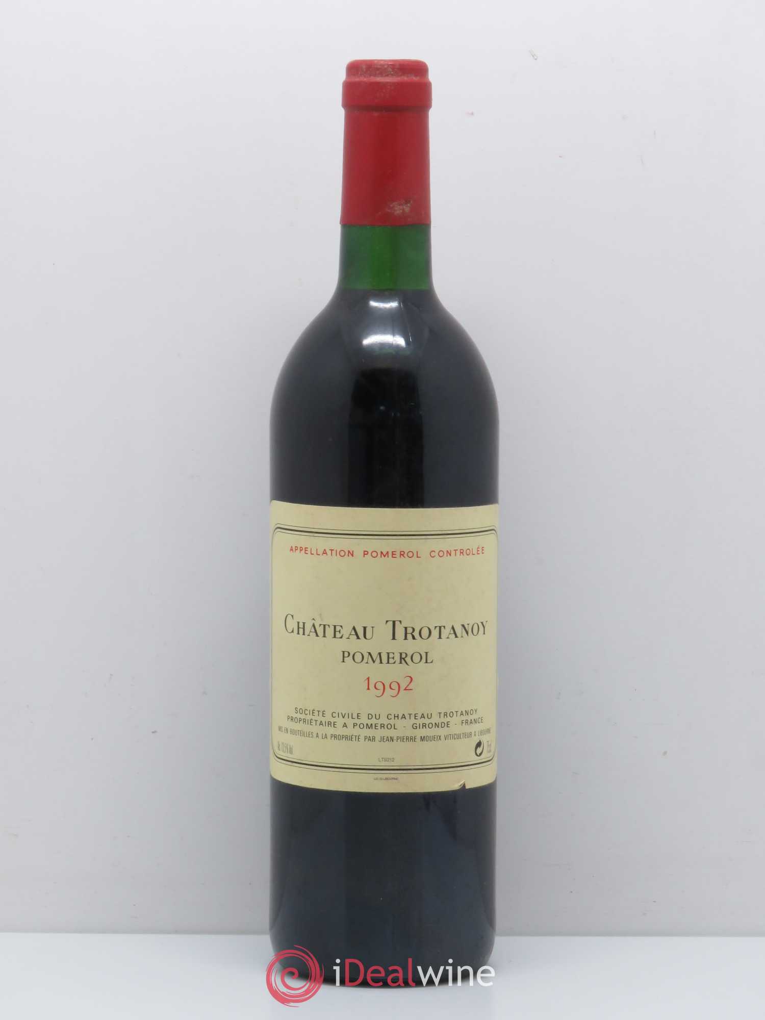 Château Trotanoy 1992 - Lot de 1 bouteille - 0
