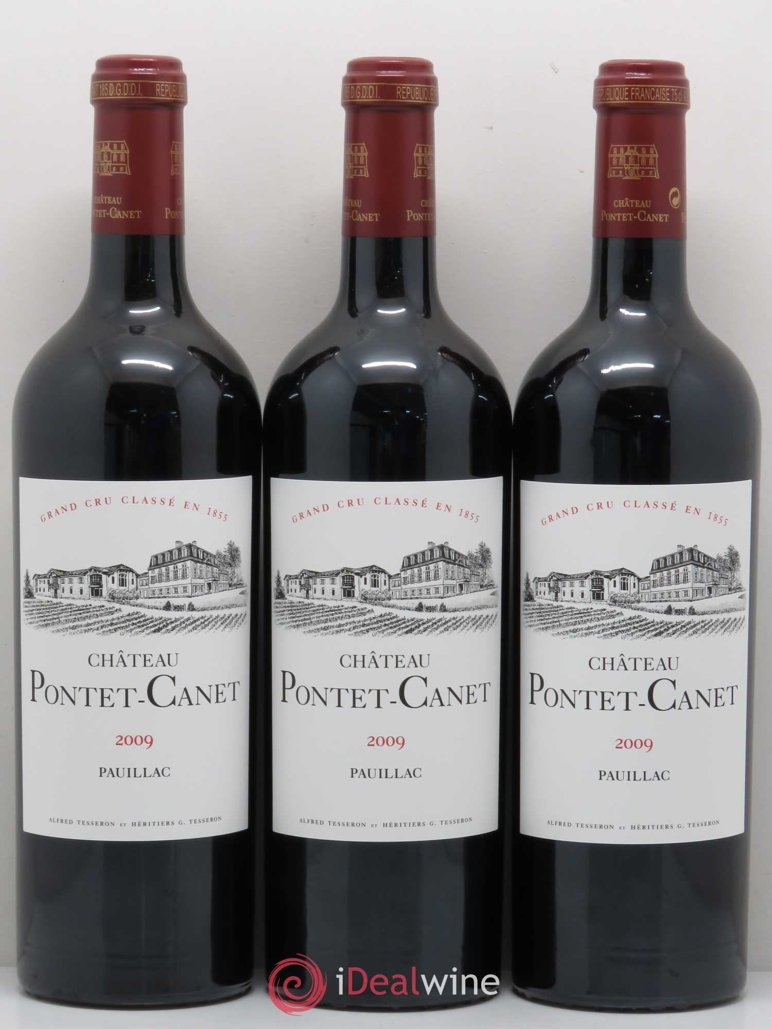 Château Pontet Canet 5ème Grand Cru Classé 2009 - Lot de 6 bouteilles - 3
