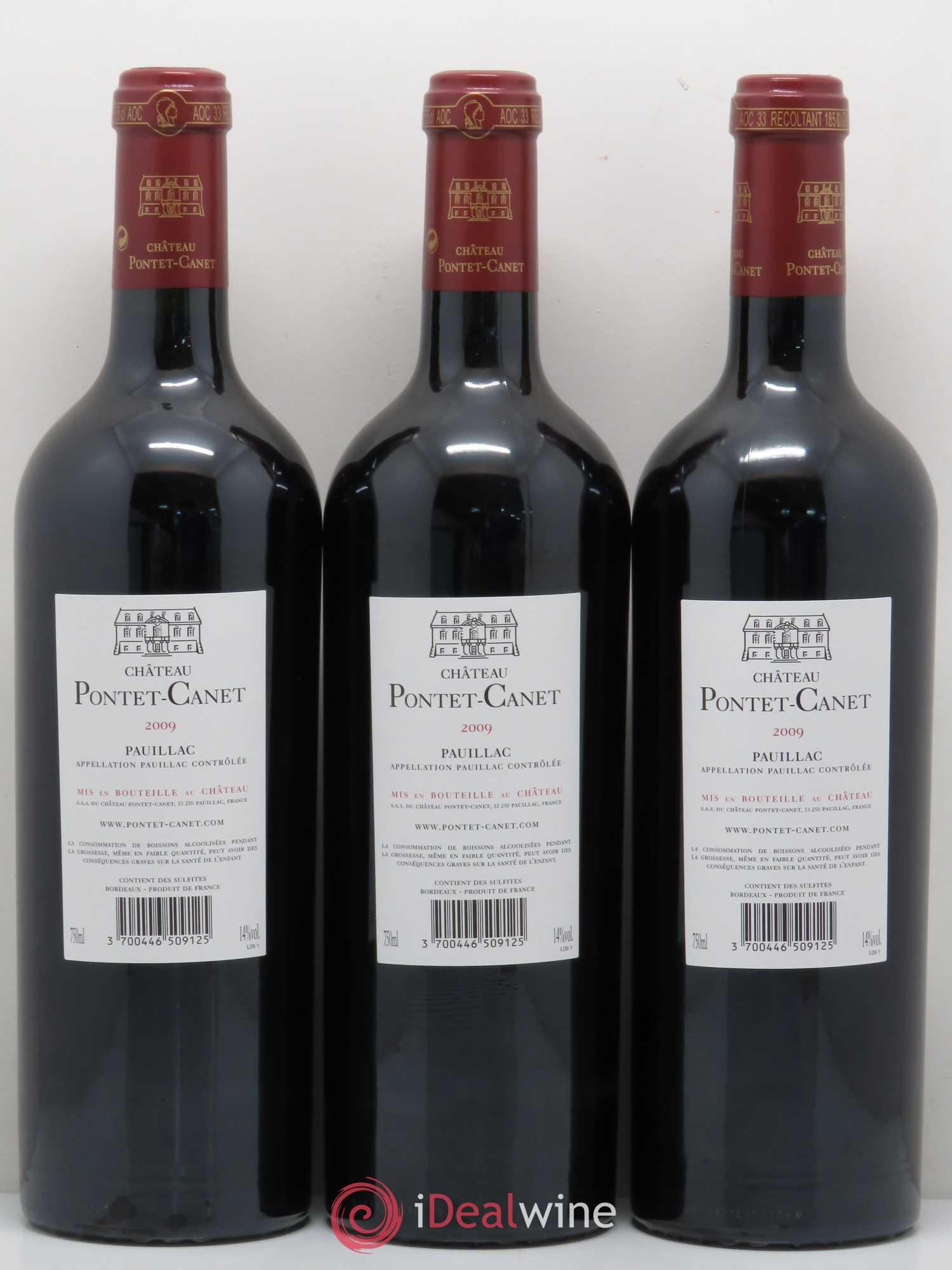 Château Pontet Canet 5ème Grand Cru Classé 2009 - Lot de 6 bouteilles - 4