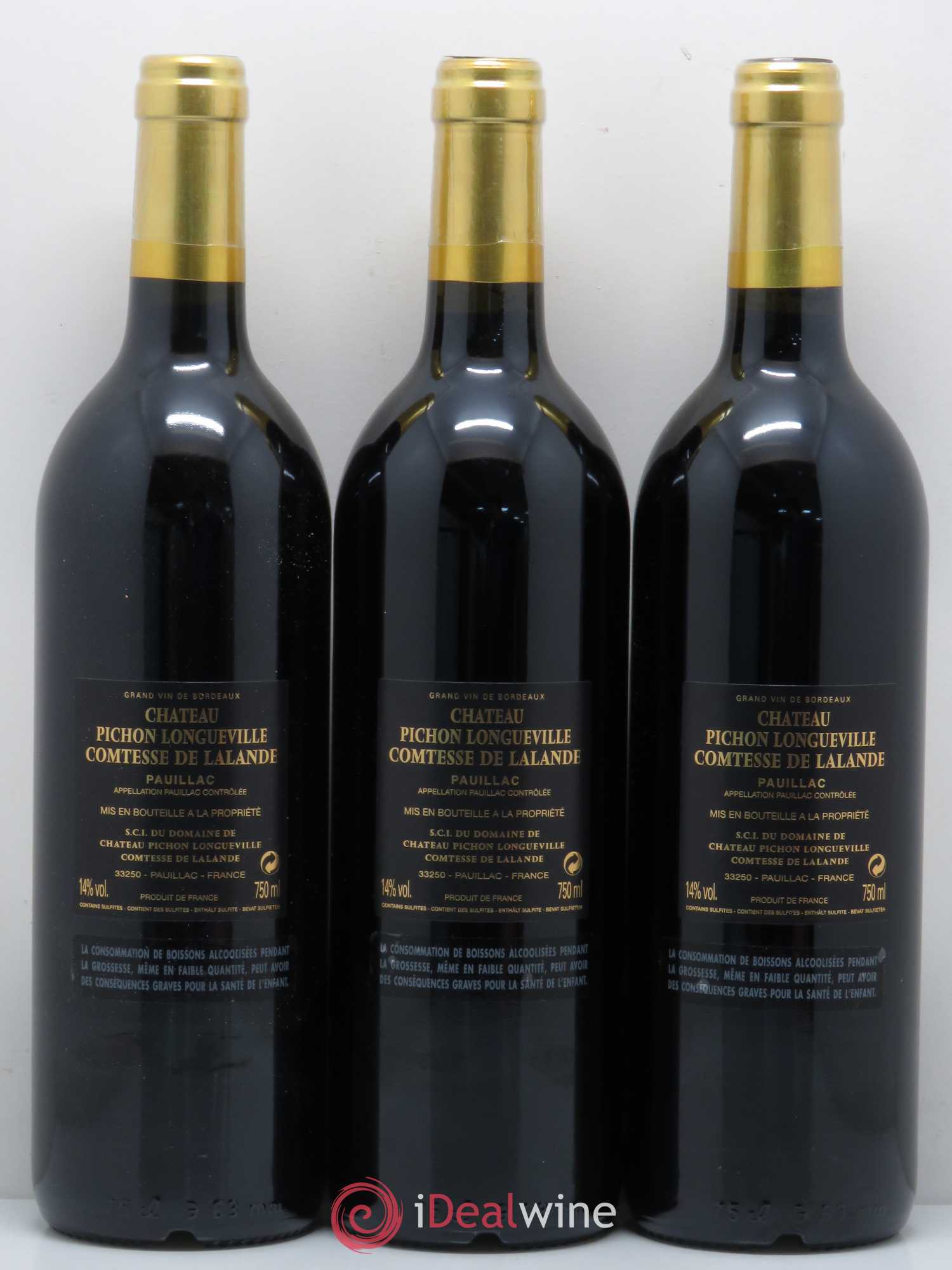 Château Pichon Longueville Comtesse de Lalande 2ème Grand Cru Classé 2010 - Lot de 6 bouteilles - 4