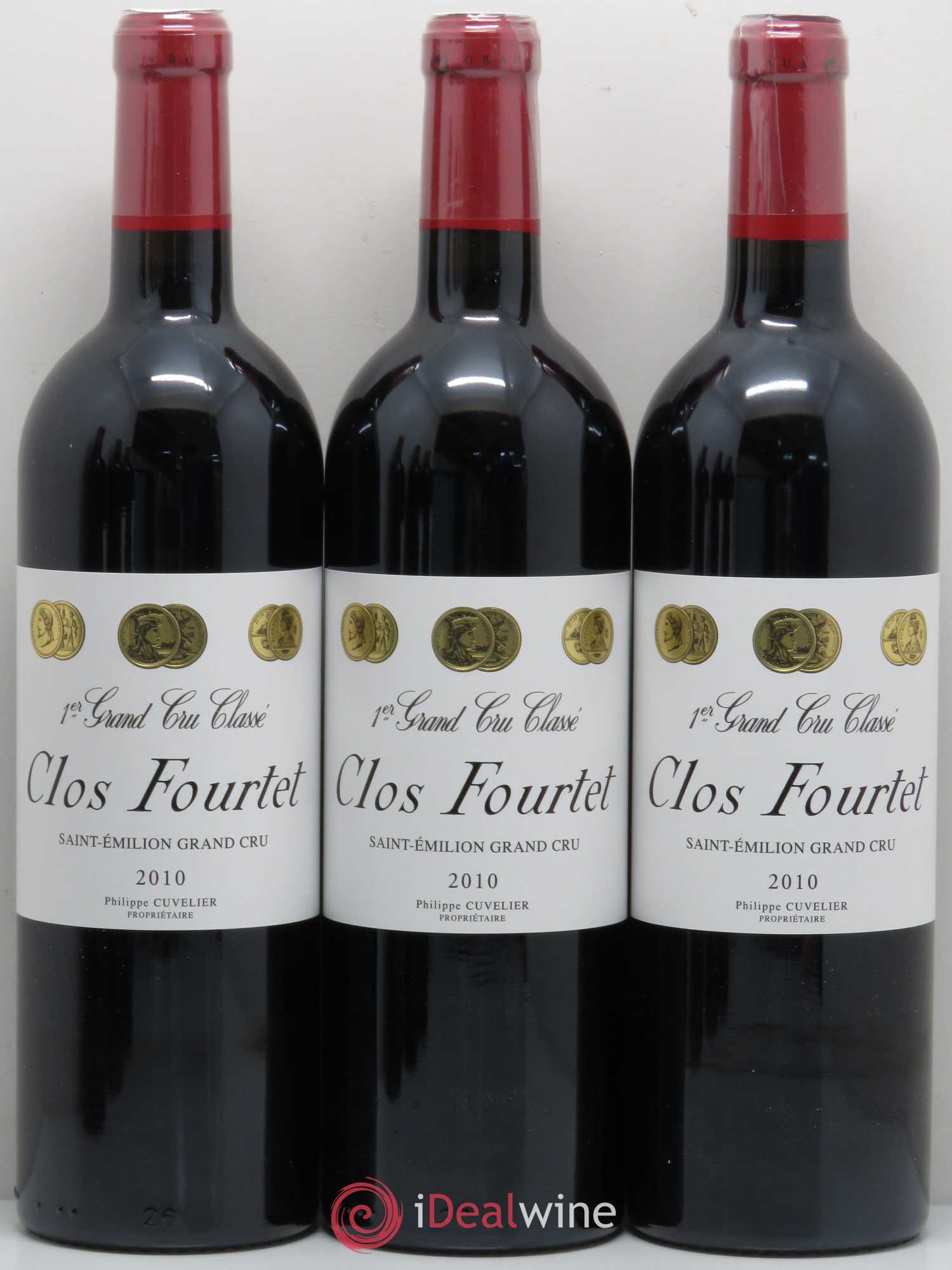 Clos Fourtet 1er Grand Cru Classé B 2010 - Lot de 6 bouteilles - 1