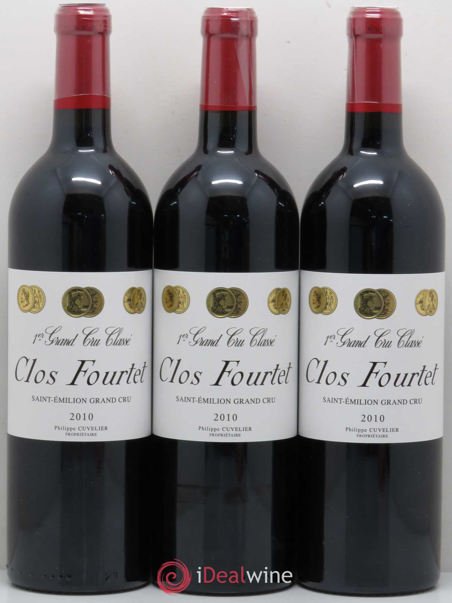 Clos Fourtet 1er Grand Cru Classé B 2010 - Lot de 6 bouteilles - 3