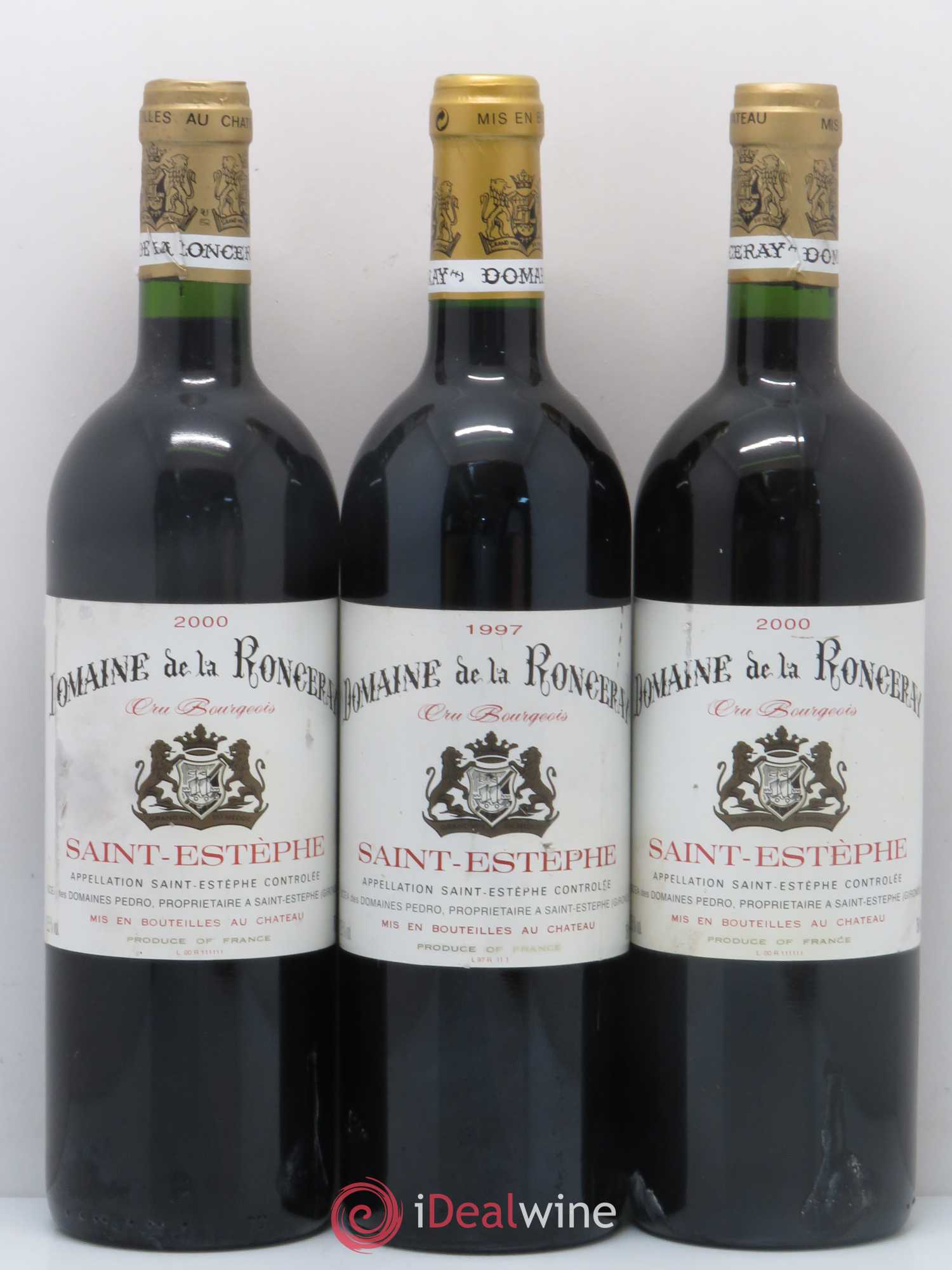 Saint-Estèphe Domaine De La Ronceray 2000 - Posten von 12 Flaschen - 4