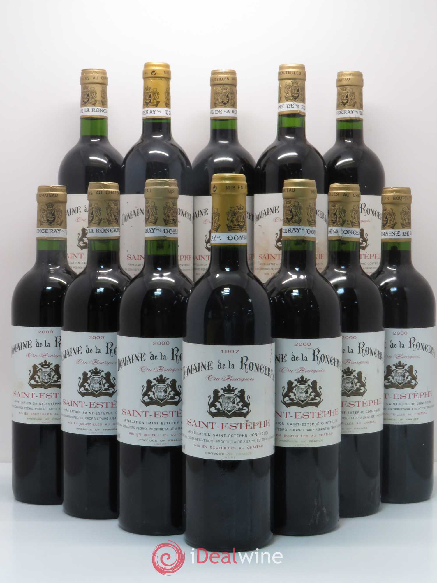 Saint-Estèphe Domaine De La Ronceray 2000 - Posten von 12 Flaschen - 0