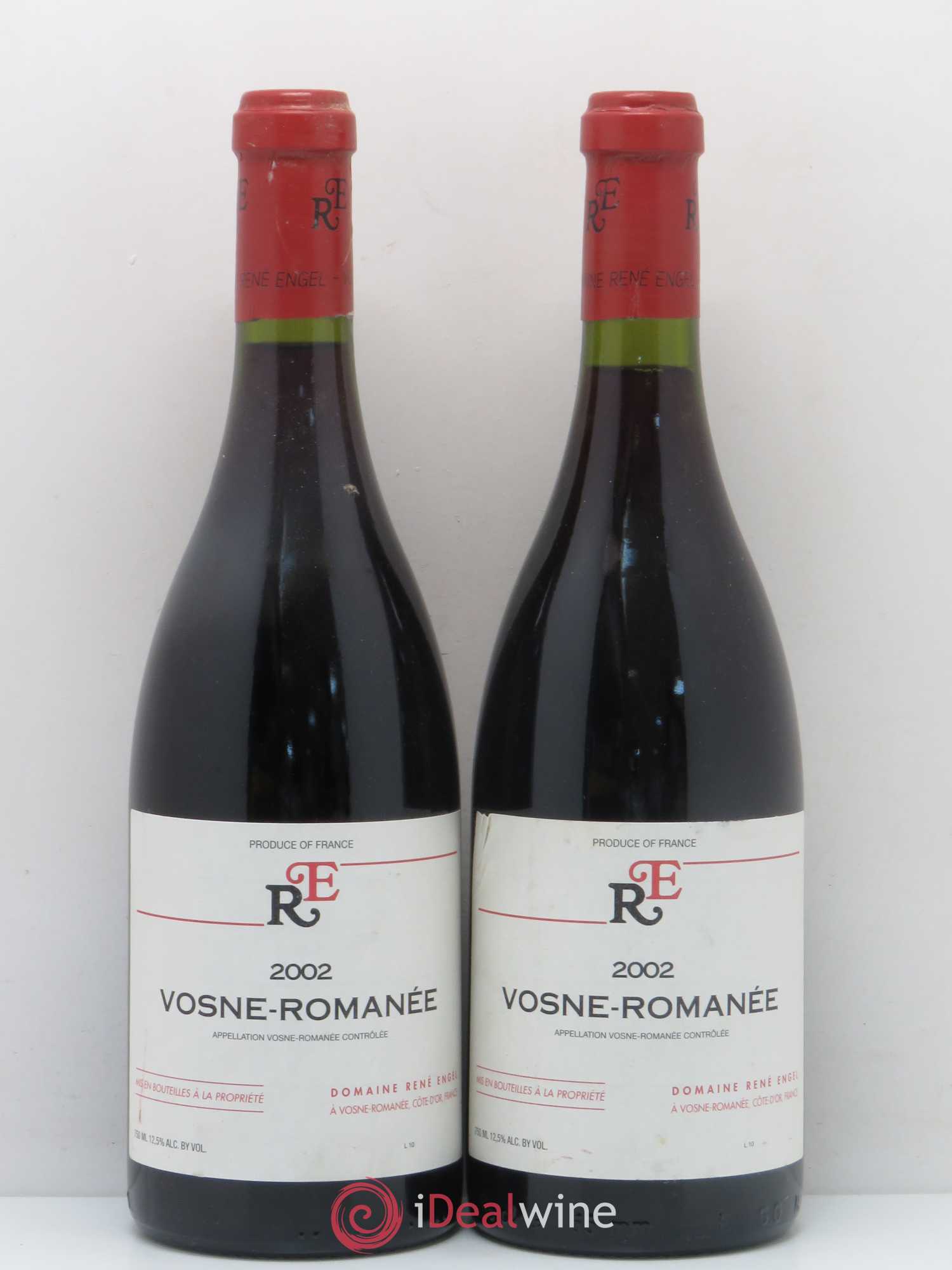Vosne-Romanée Domaine René Engel - Domaine Eugénie 2002 - Lot de 2 bouteilles - 0