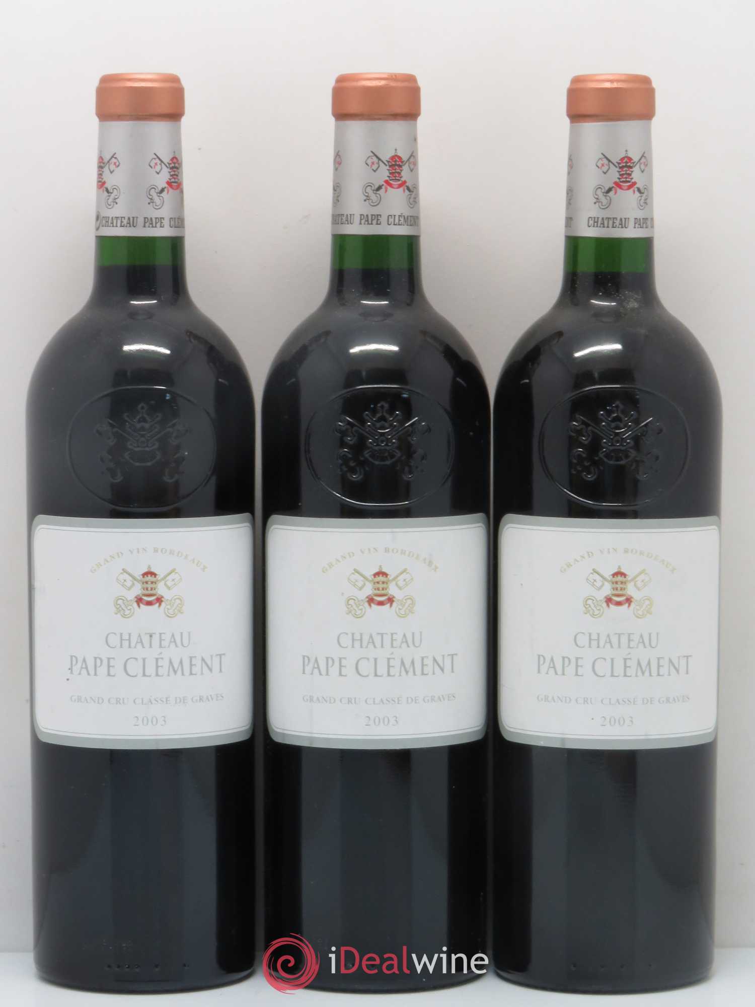 Château Pape Clément Cru Classé de Graves 2003 - Lot de 6 bouteilles - 1