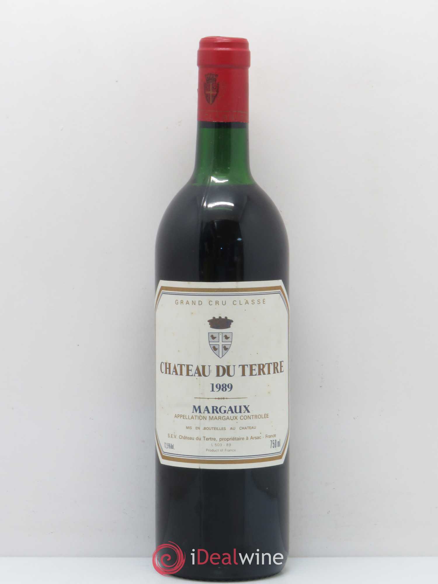 Château du Tertre 5ème Grand Cru Classé 1989 - Lot de 1 bouteille - 0
