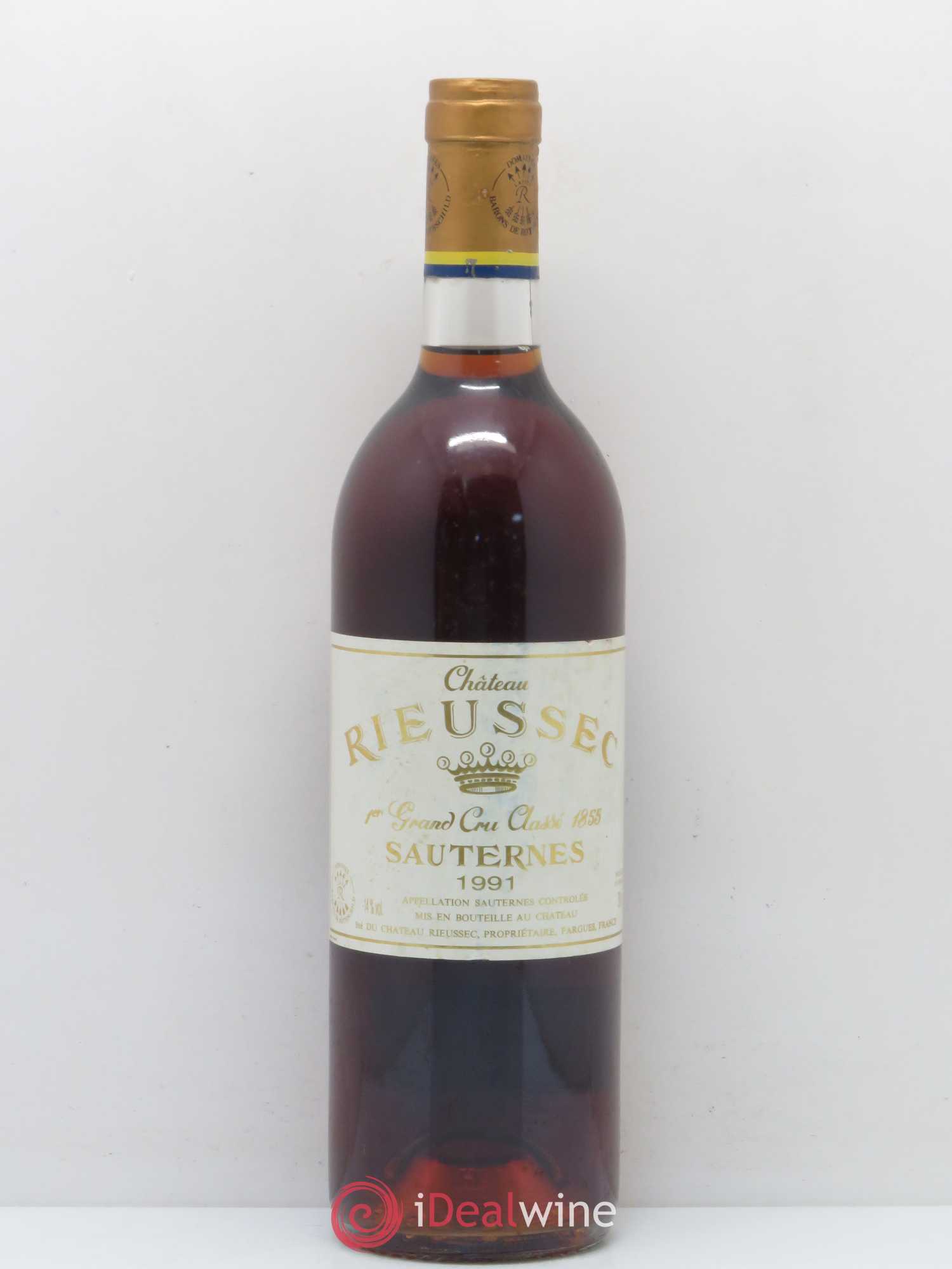 Château Rieussec 1er Grand Cru Classé 1991 - Lotto di 1 bottiglia - 0