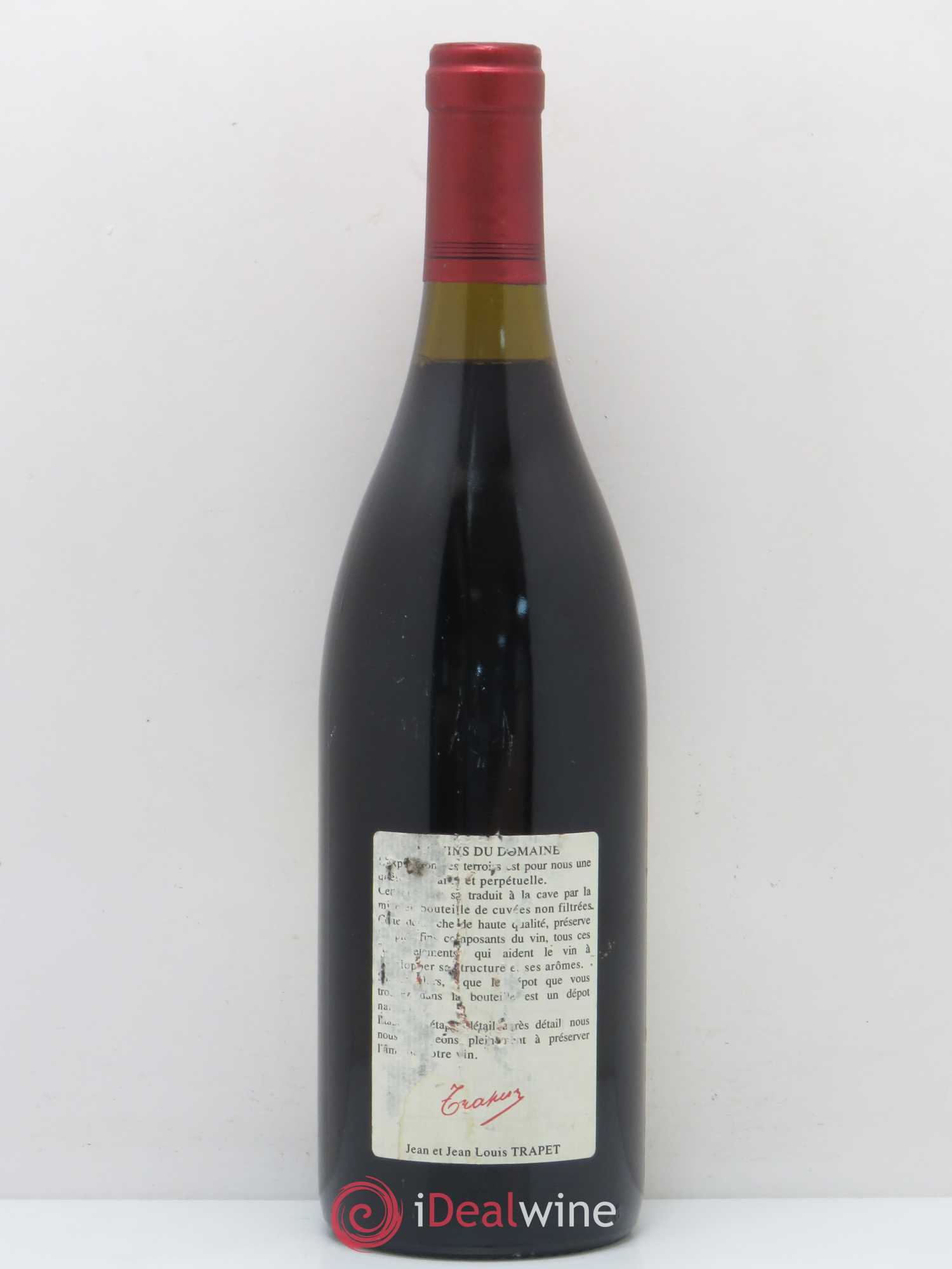 Chambertin Grand Cru Domaine Trapet 1996 - Lot de 1 bouteille - 1