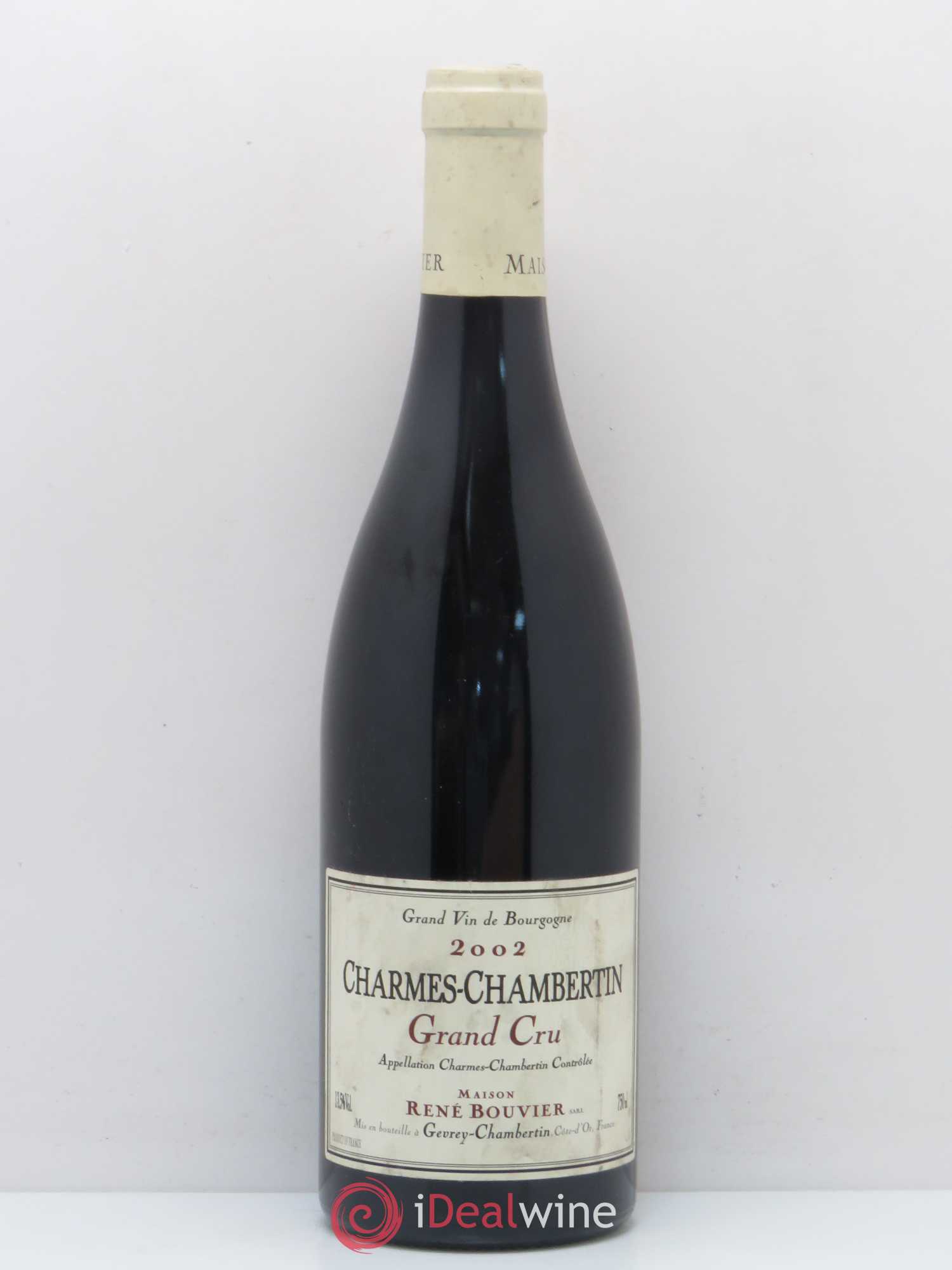 Charmes-Chambertin Grand Cru René Bouvier (Domaine) 2002 - Lot de 1 bouteille - 0
