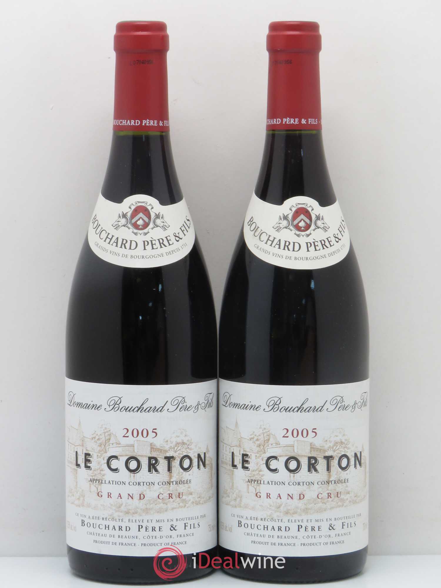 Corton Grand Cru Le Corton Bouchard Père & Fils 2005 - Lot de 2 bouteilles - 0