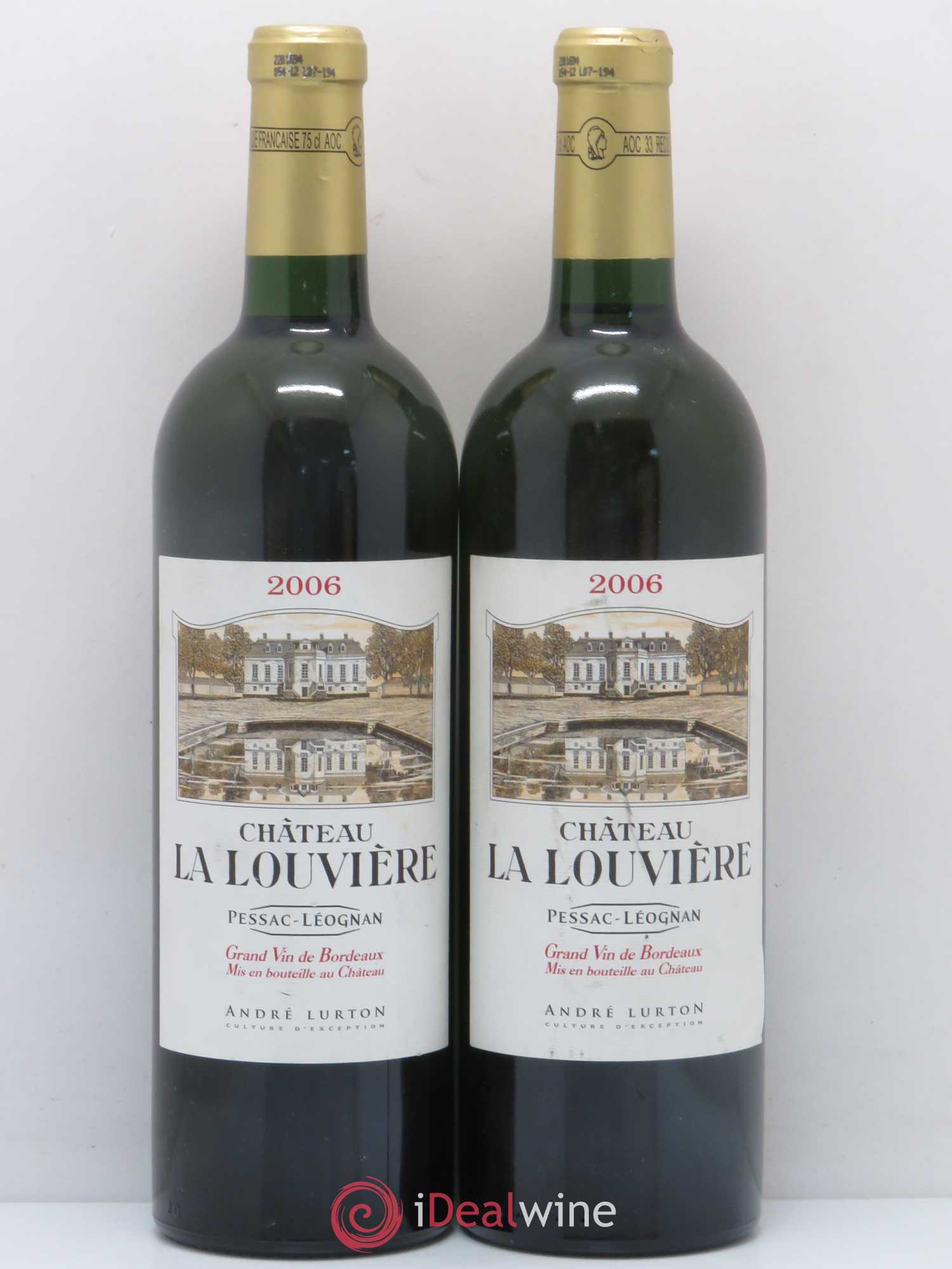 Château la Louvière 2006 - Lot de 2 bouteilles - 0