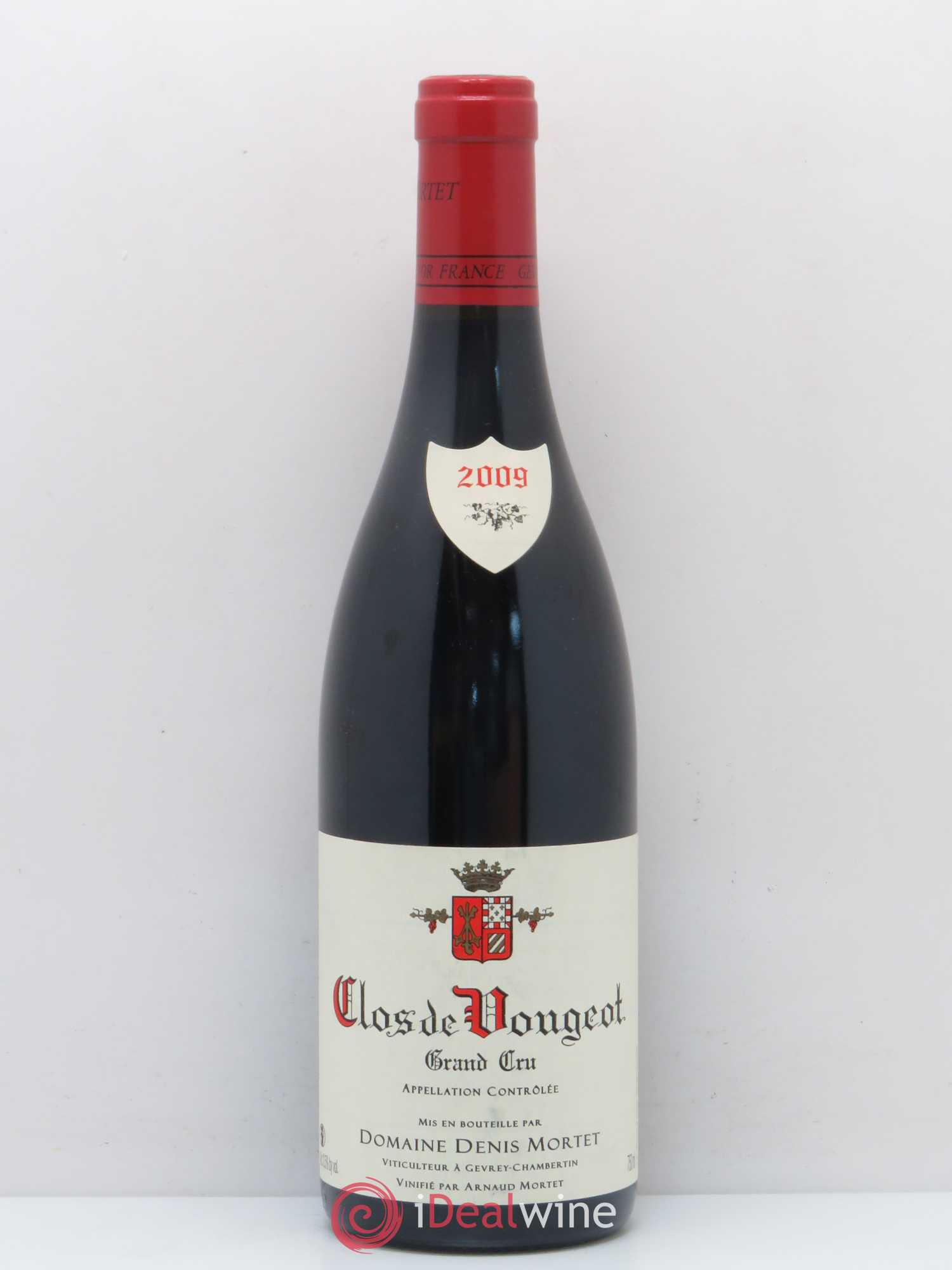 Clos de Vougeot Grand Cru Denis Mortet (Domaine) 2009 - Lot de 1 bouteille - 0