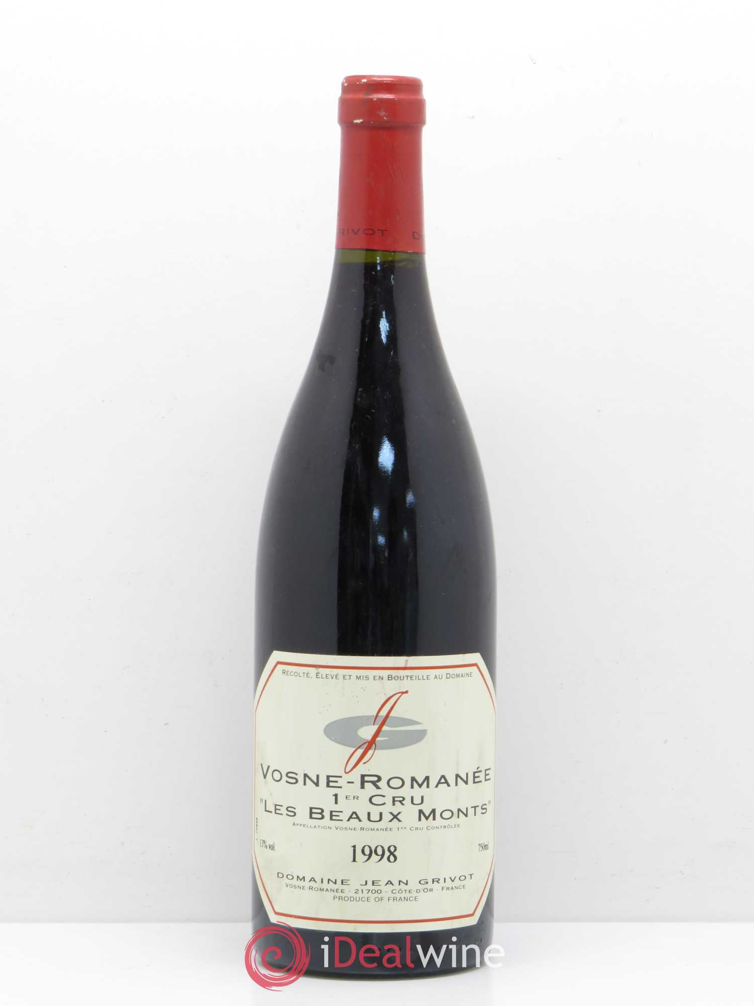 Vosne-Romanée 1er Cru Les Beaux-Monts Jean Grivot 1998 - Lot de 1 bouteille - 0