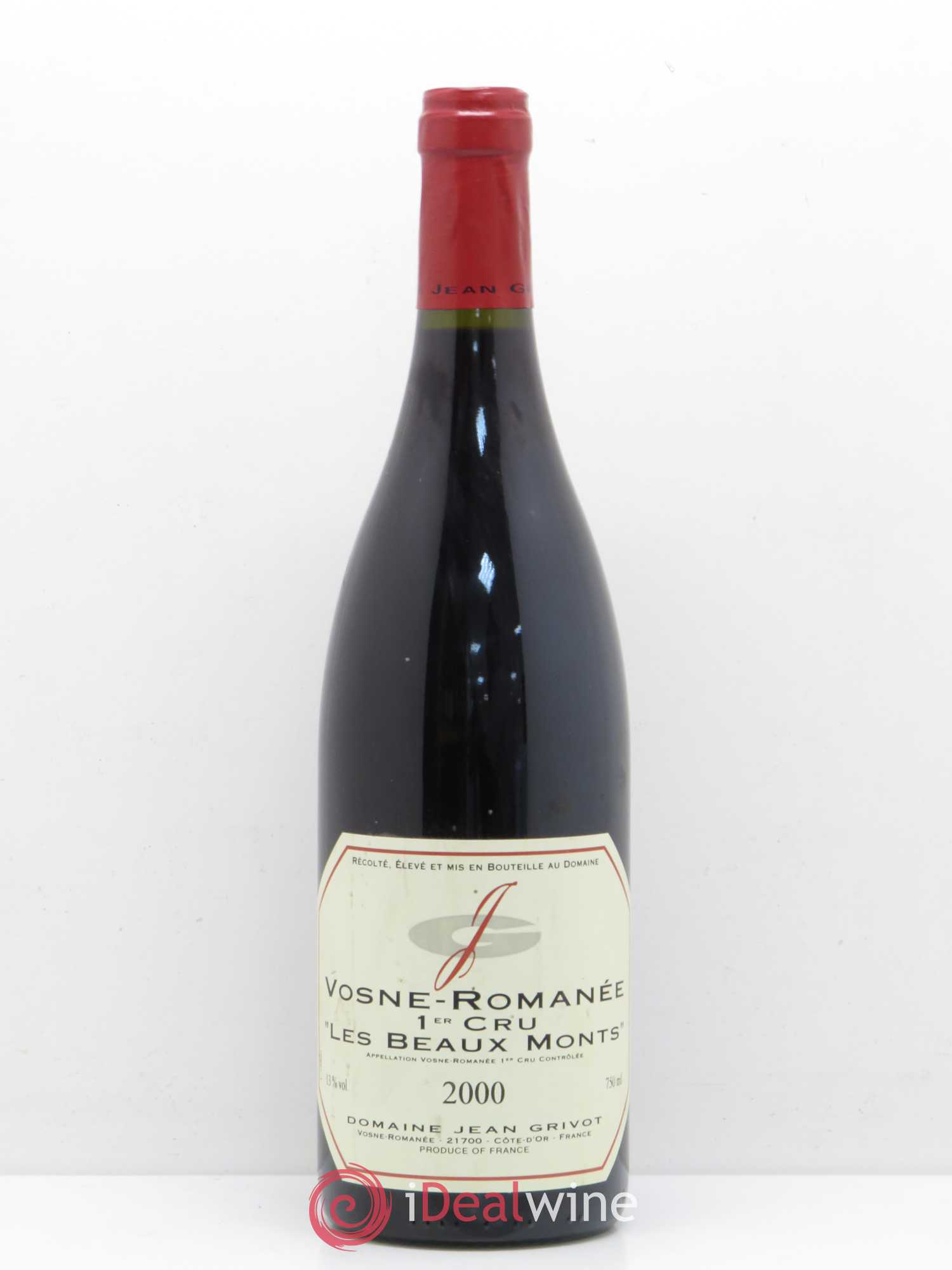 Vosne-Romanée 1er Cru Les Beaux-Monts Jean Grivot 2000 - Lot de 1 bouteille - 0