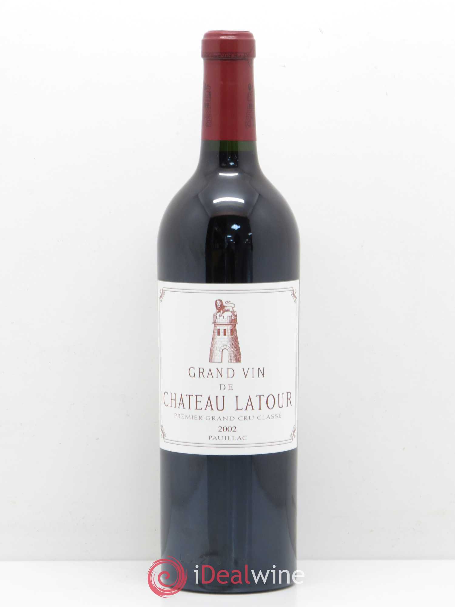 Château Latour 1er Grand Cru Classé 2002 - Lot de 1 bouteille - 0