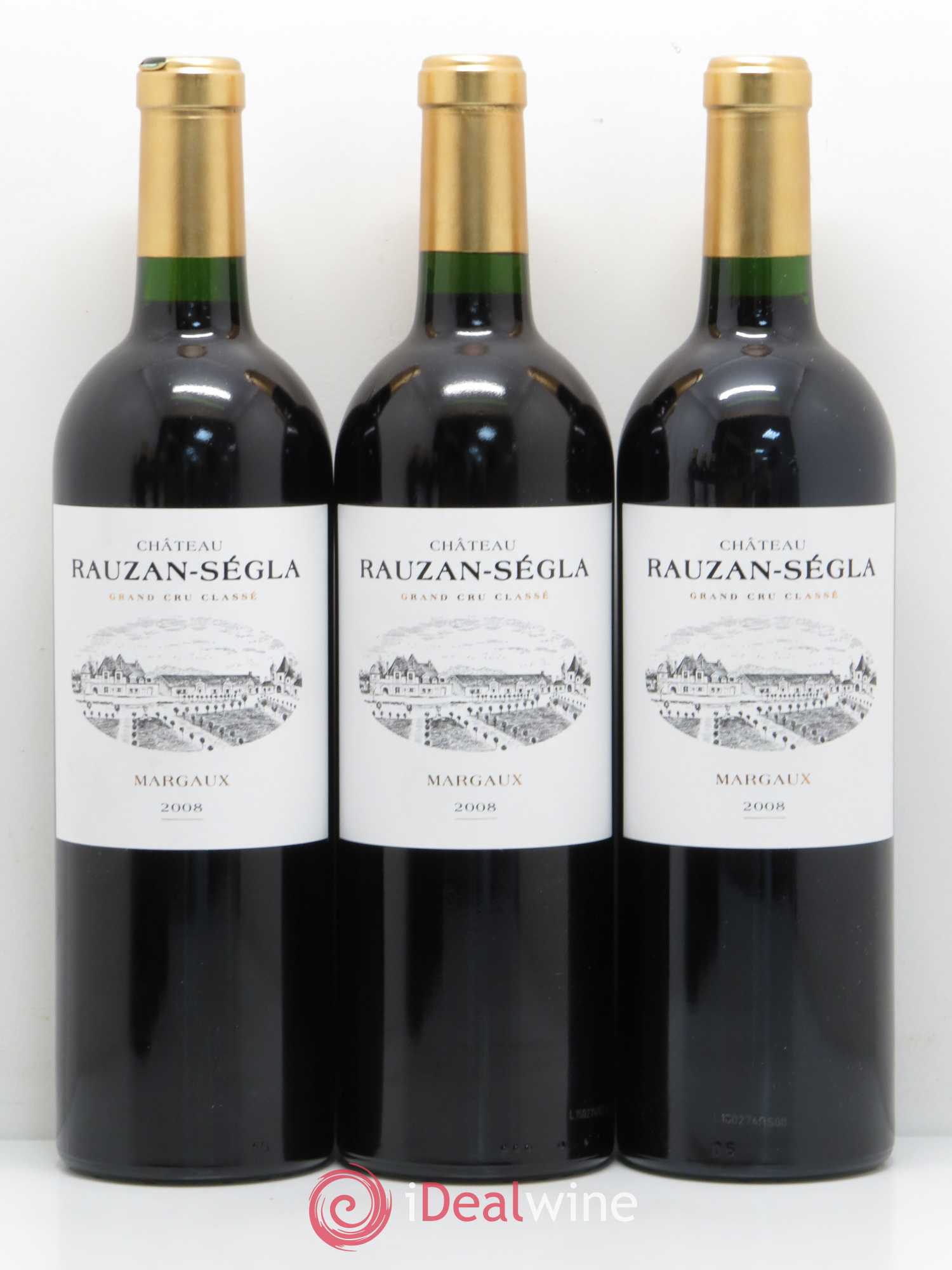 Château Rauzan Ségla Grand Cru Classé 2008 - Lot de 6 bouteilles - 1