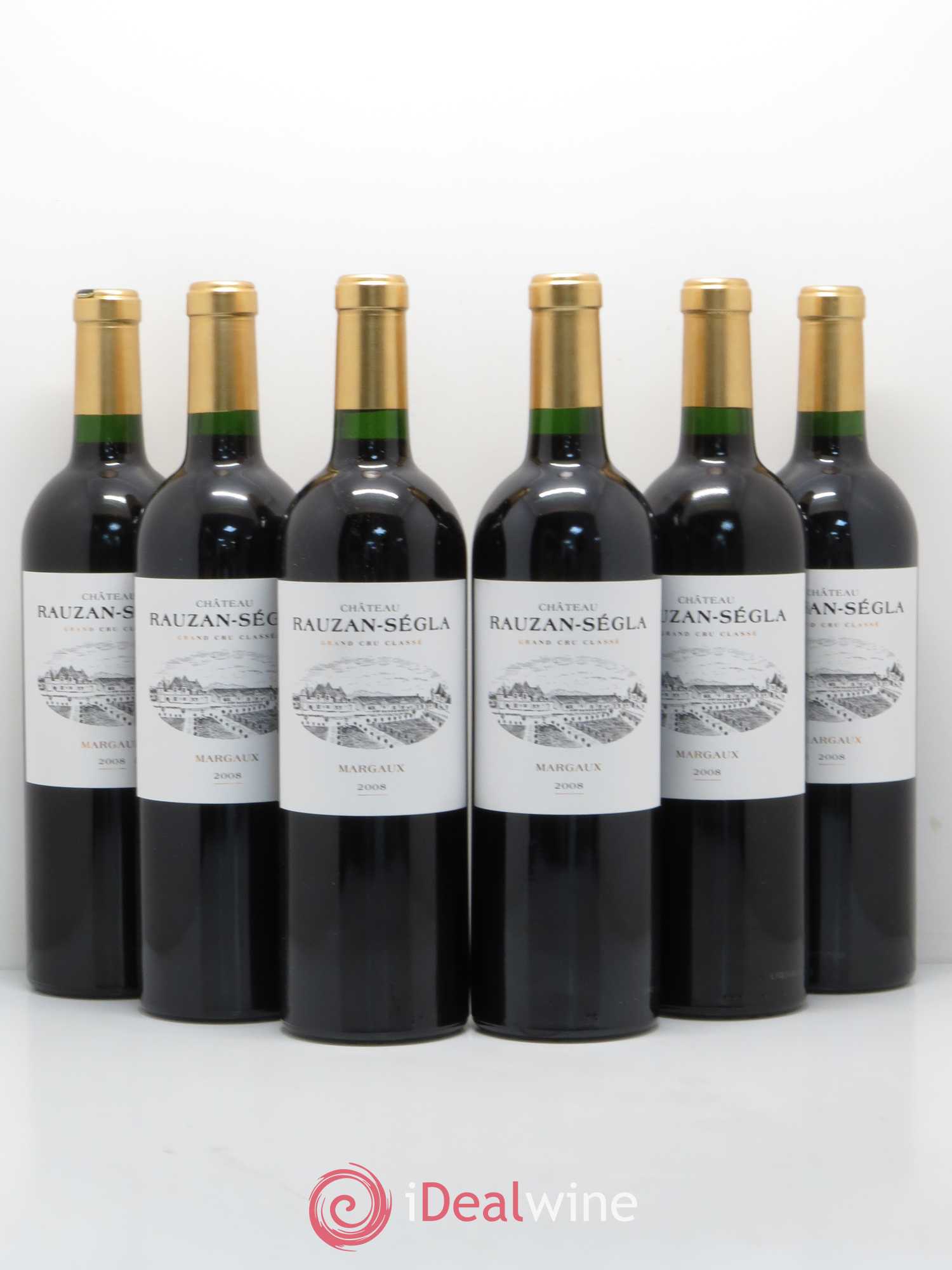 Château Rauzan Ségla Grand Cru Classé 2008 - Lot de 6 bouteilles - 0