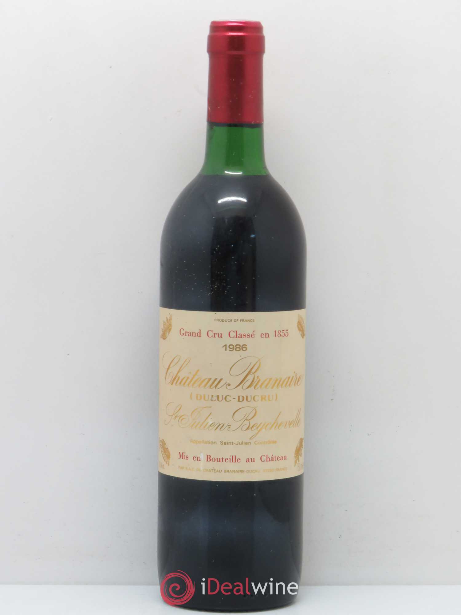 Château Branaire Ducru 4ème Grand Cru Classé 1986 - Lot de 1 bouteille - 0