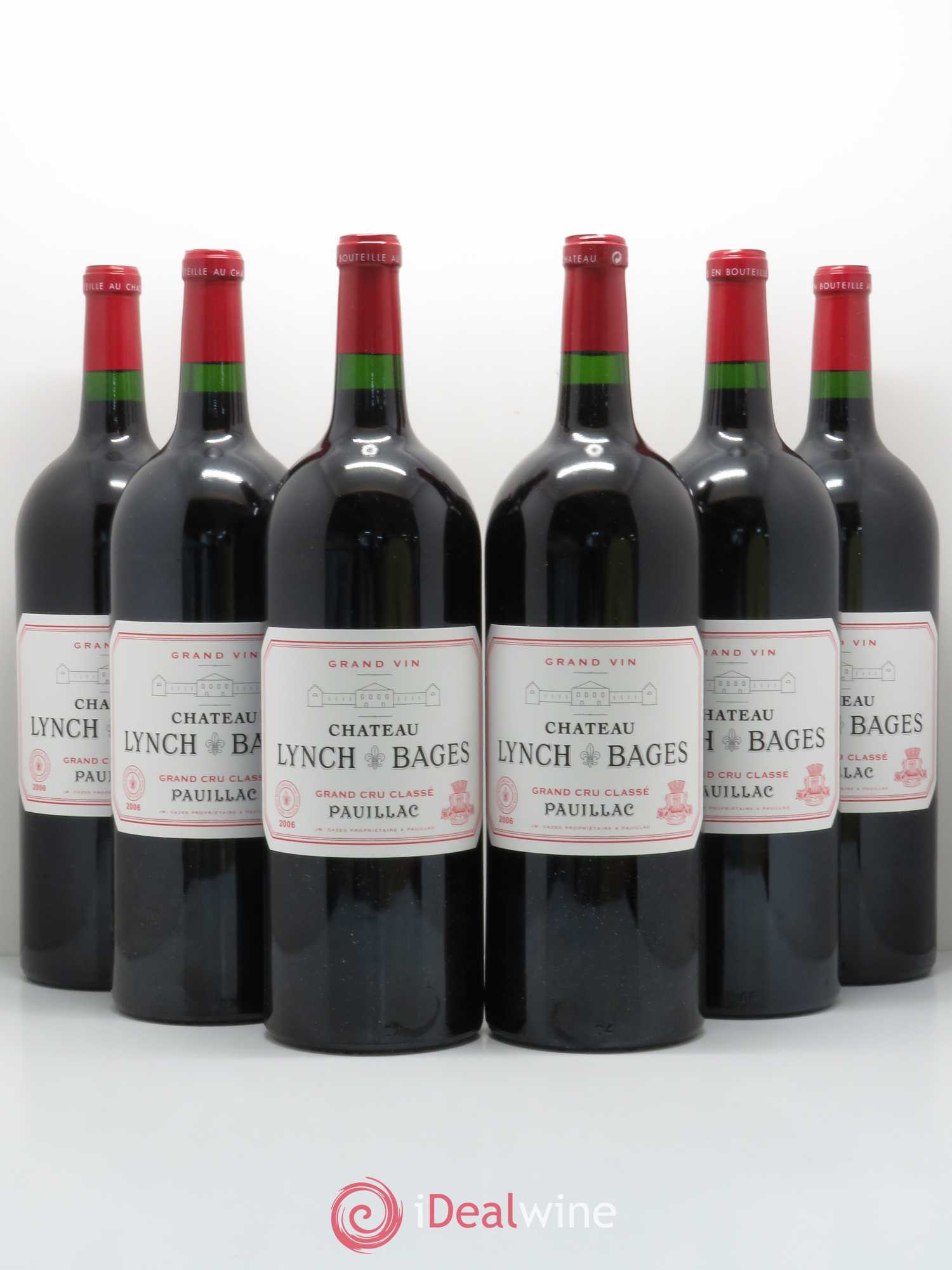 Château Lynch Bages 5ème Grand Cru Classé 2006 - Lot de 6 magnums - 0